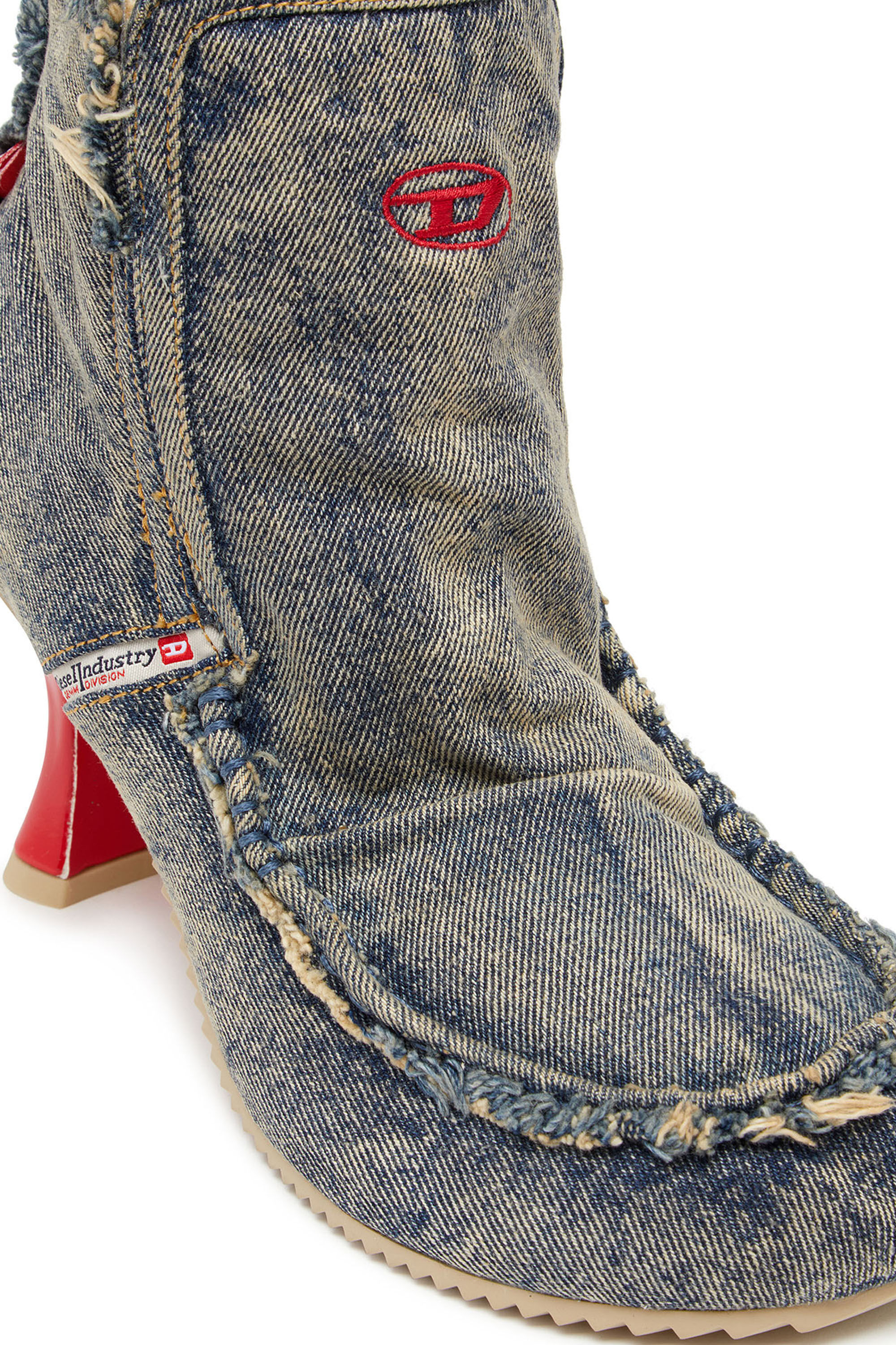 Diesel - D-WOODSTOCK HEEL AB, Female's アンクルブーツ in ブルー - 7