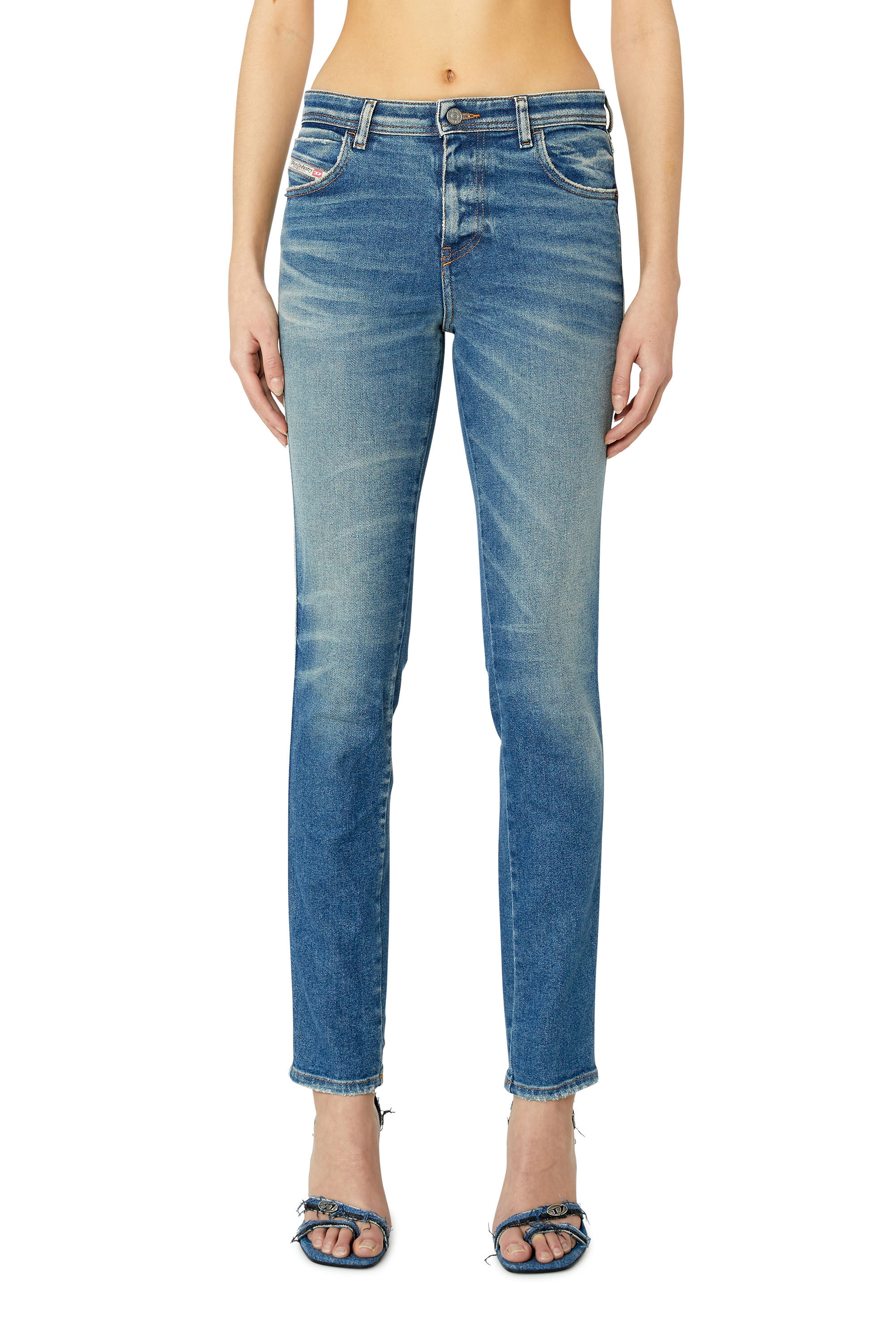 Diesel - Female's Skinny Jeans 2015 Babhila 09E88, ミディアムブルー - 3
