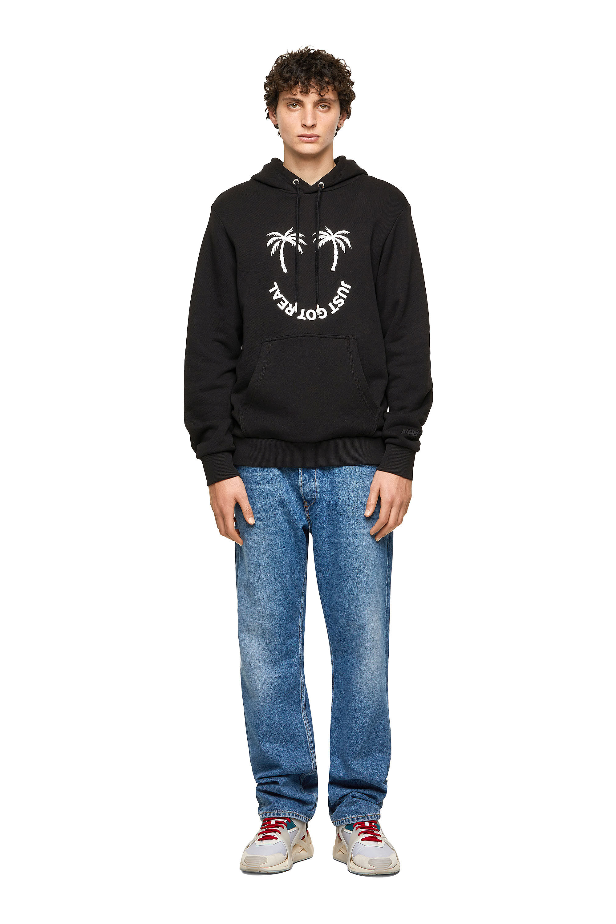 Diesel - S-GIRK-HOOD-B1, ブラック - Image 1