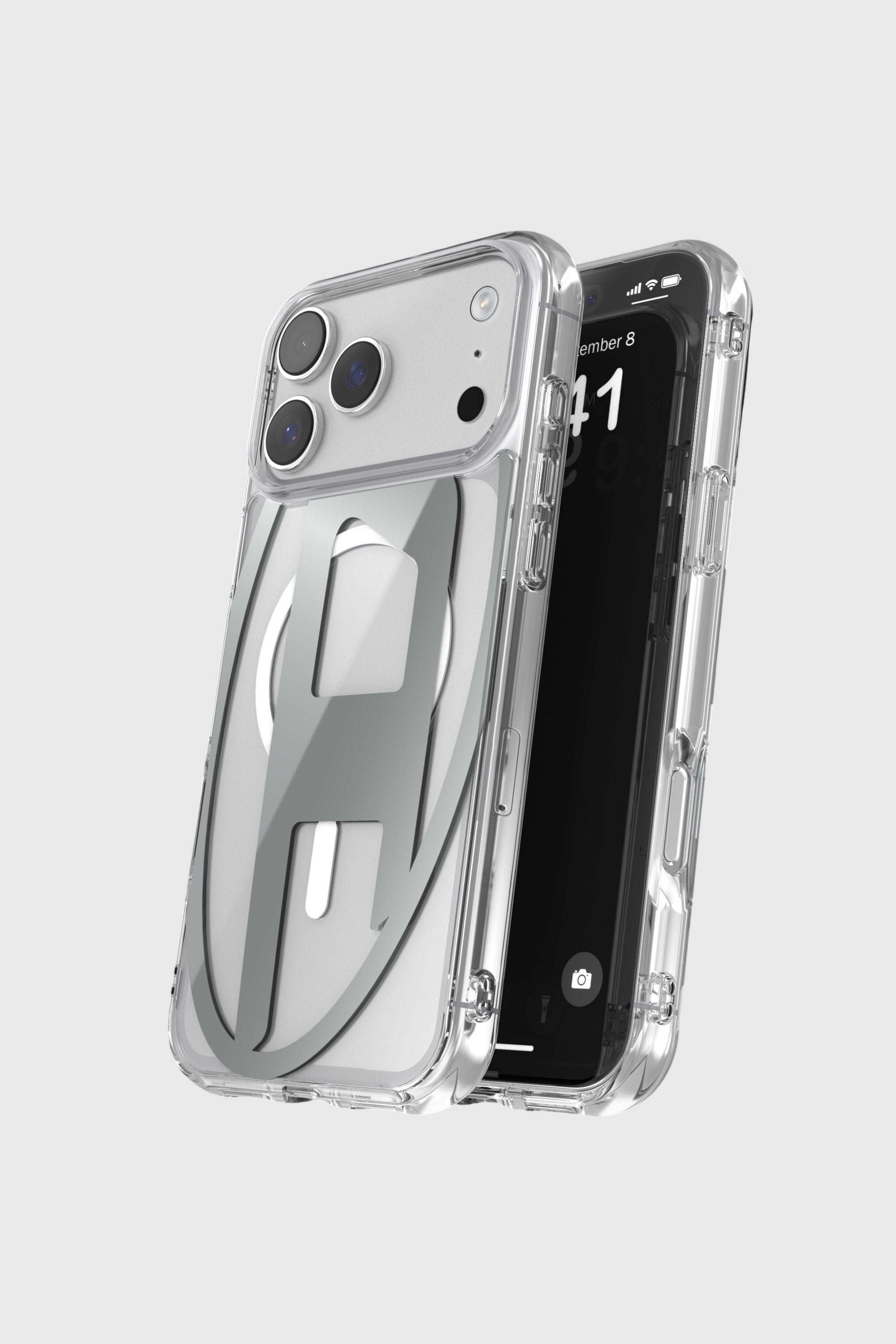 Diesel - 60414 AOP CASE, Unisex's IPHONE 17 PRO MAX in グレー - 4