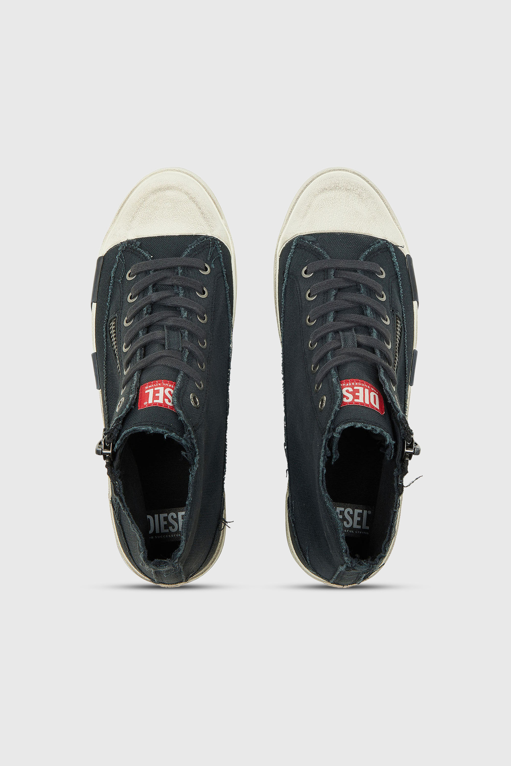 Diesel - S-D-VERSE ZIP MID II, Male's ミッドカットスニーカー in ブラック - 5