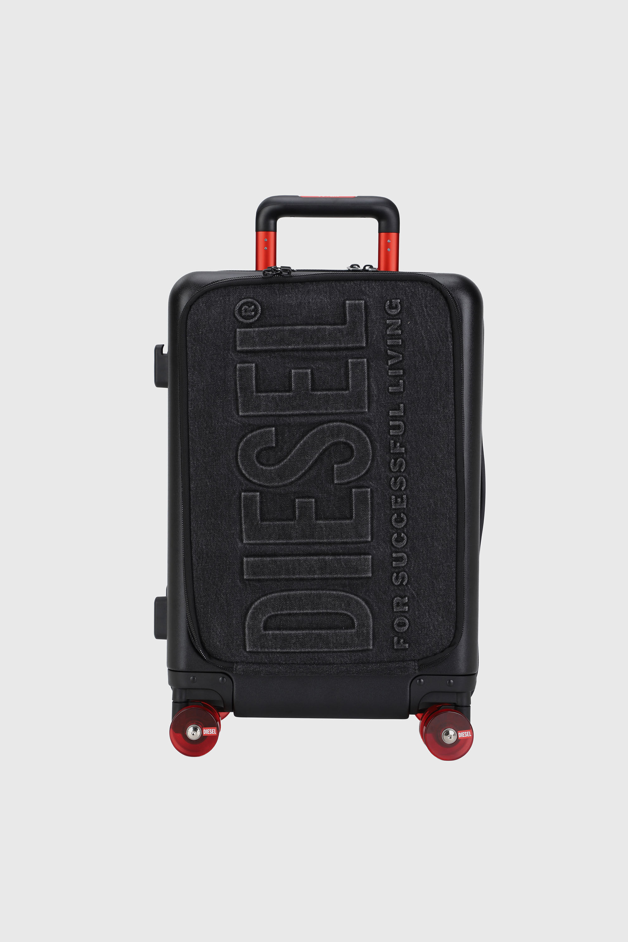 Diesel - LU0030 HARD LUGGAGE-DSL008, Unisex's Hybrid denim suitcase size S in ブラック - 1