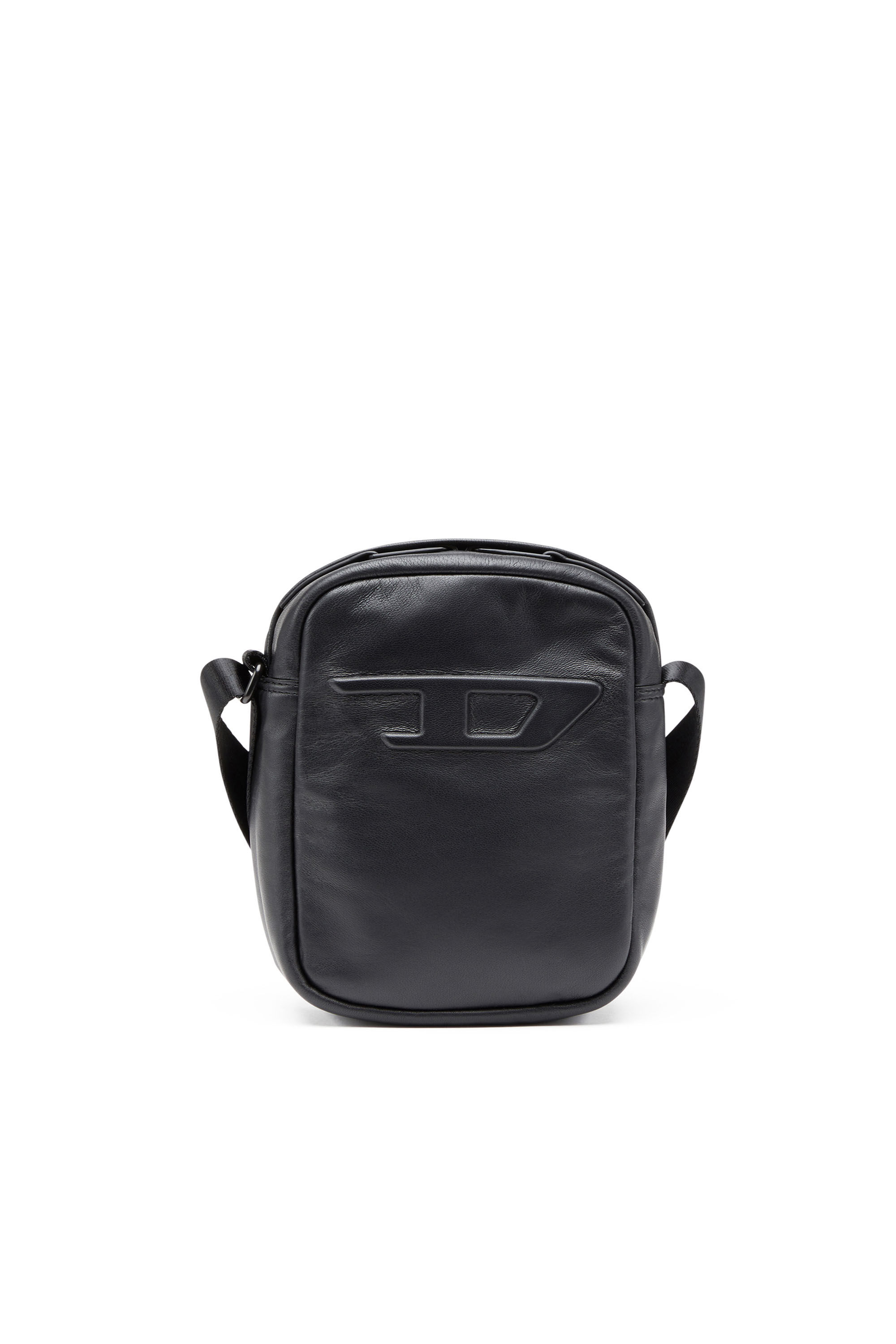 RAVE CROSSBODY ソフトレザークロスボディバッグ｜ブラック｜メンズ 