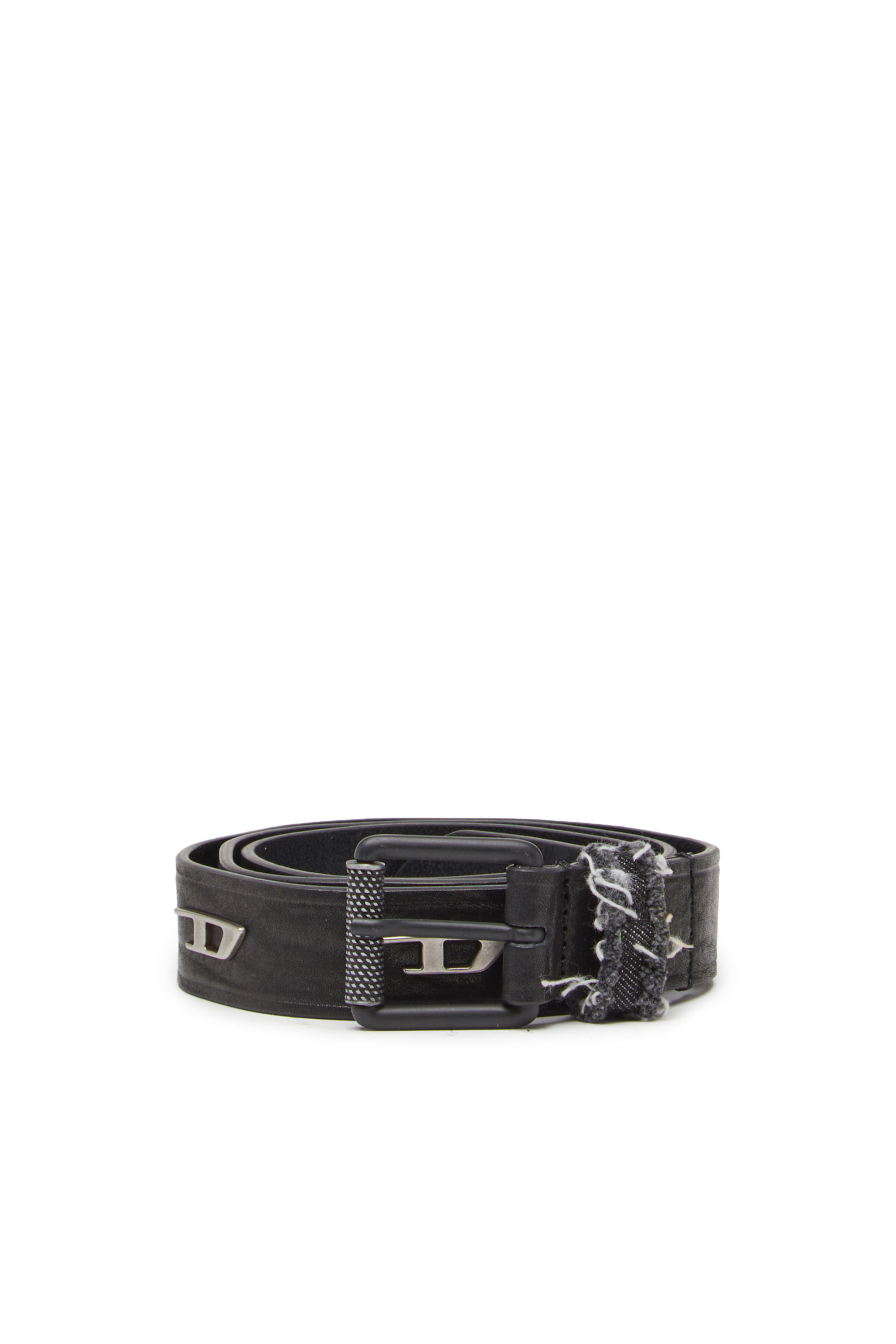 Diesel - B-DAVIS II, Male's カウレザー ベルト in ブラック - 1