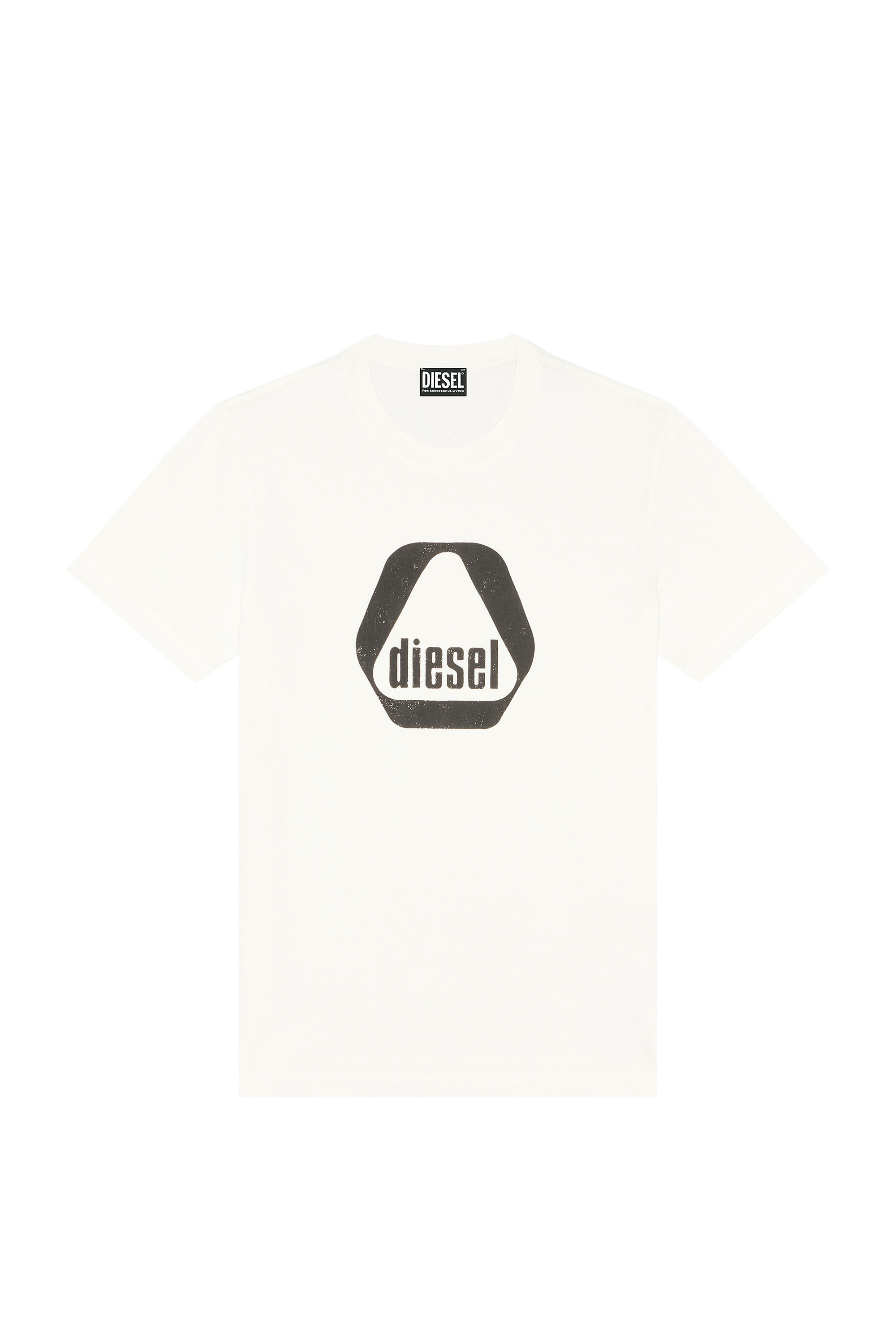 Diesel - T-DIEGOR-G10, Male's Tシャツ グラフィック in ホワイト - 2