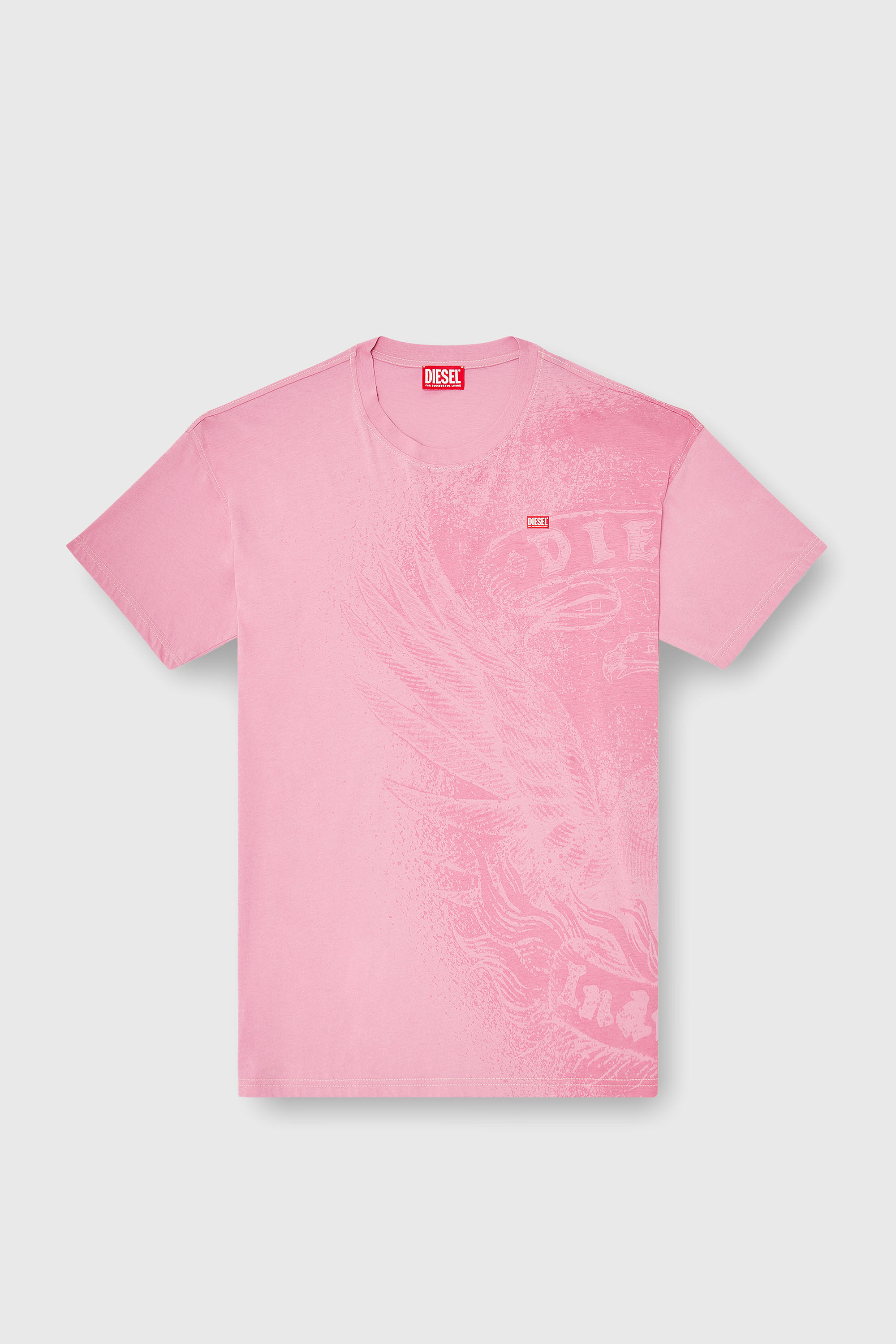 T-BOXT-AA3 Tシャツ｜ピンク｜メンズ｜DIESEL