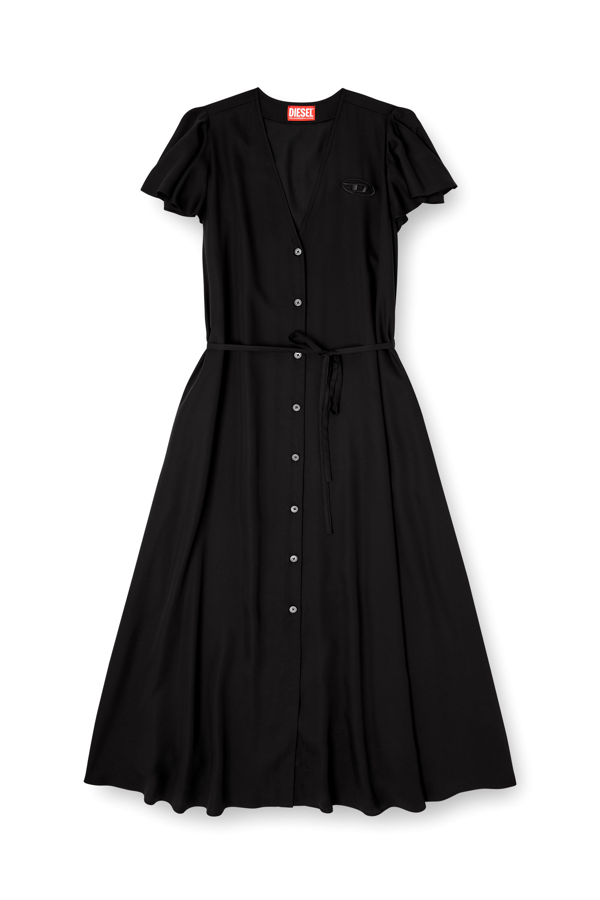 Diesel - D-AIKIRI-LONG, Female's ドレス in ブラック - 2