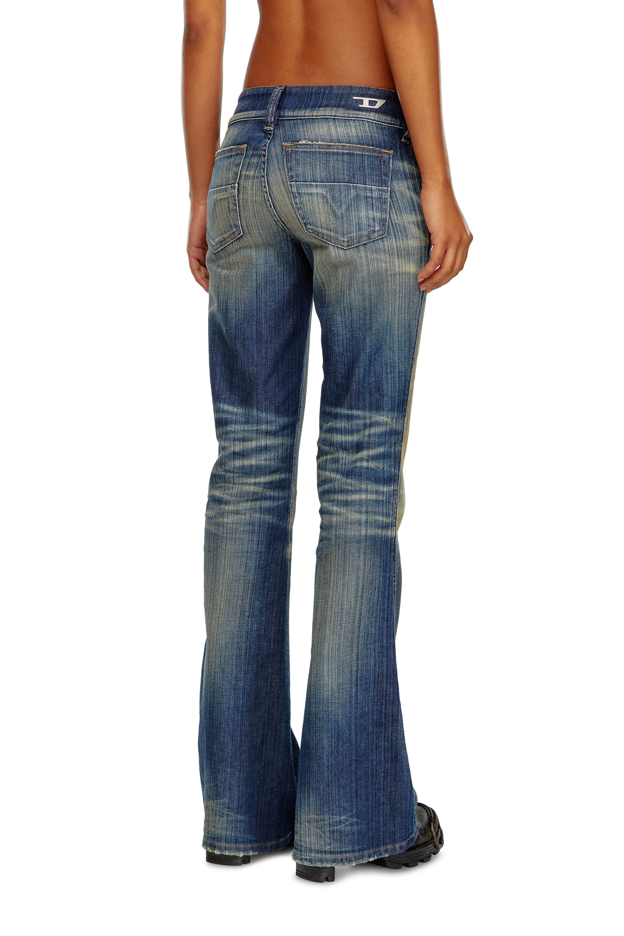 Diesel - Female's Bootcut Jeans D-Hush 09J46, ダークブルー - 5