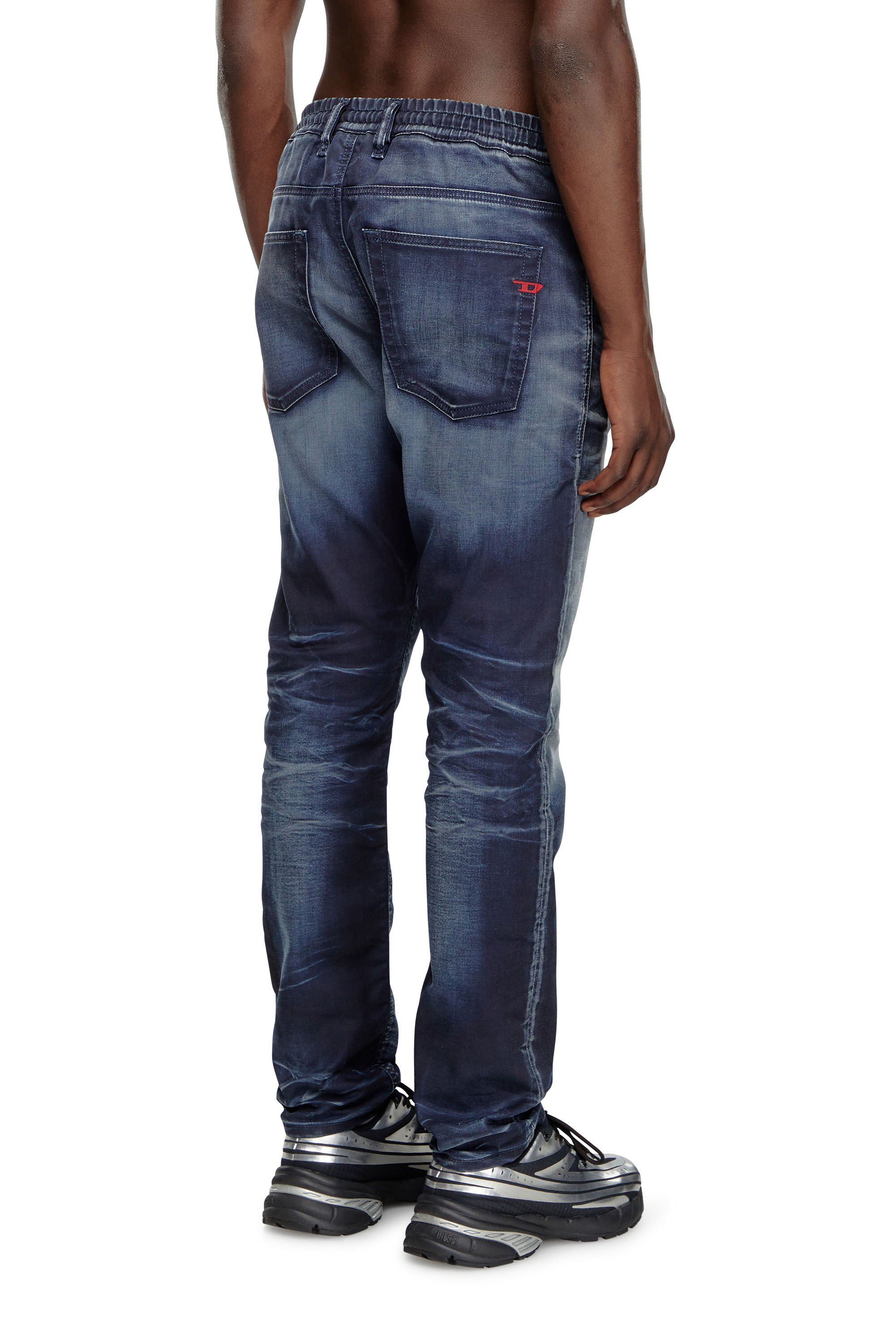 Diesel - Male's Regular 2030 D-Krooley Joggjeans® 068MD, ダークブルー - 4