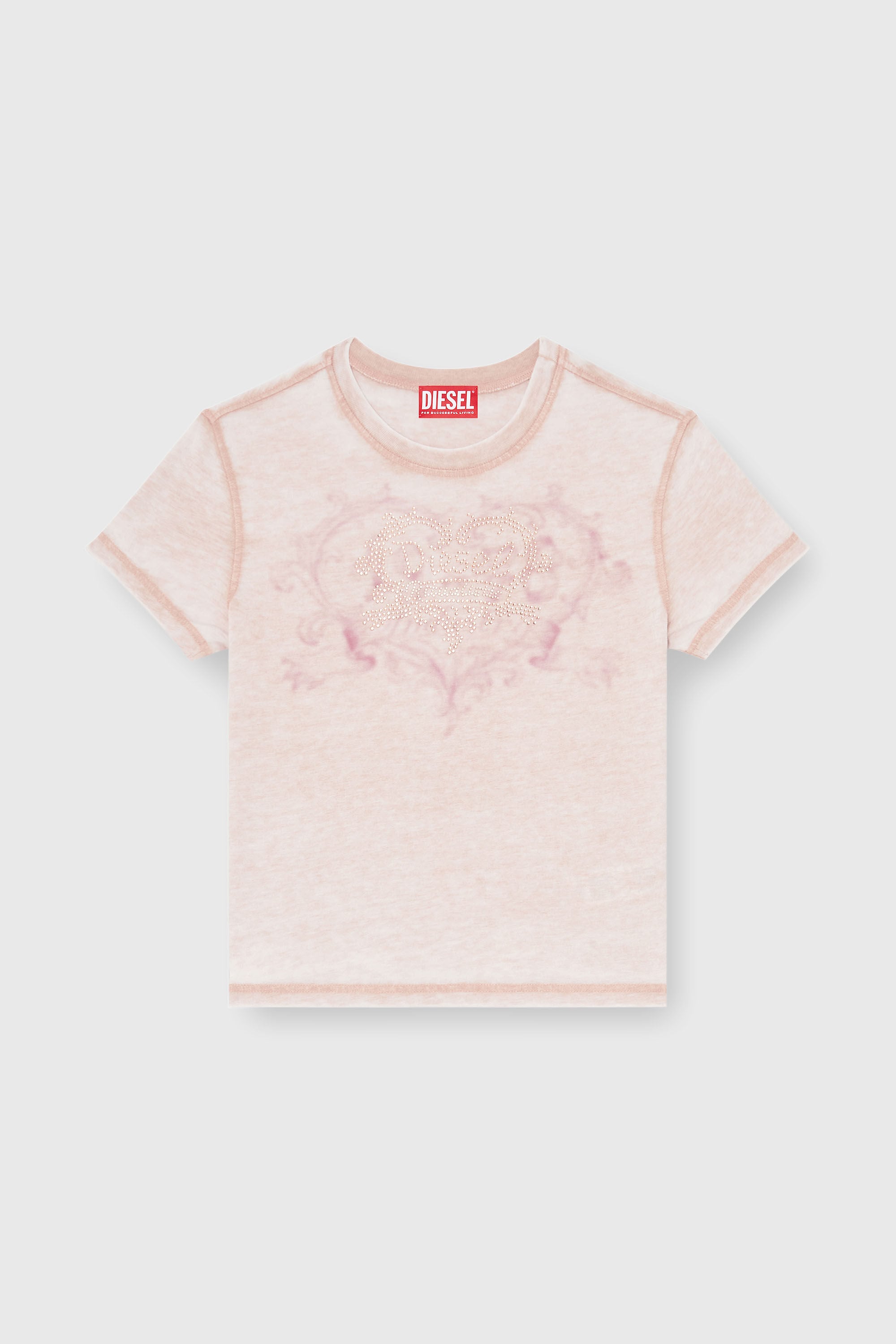 Diesel - T-ILA-AA1, Female's Tシャツ in フェースパウダー - 2