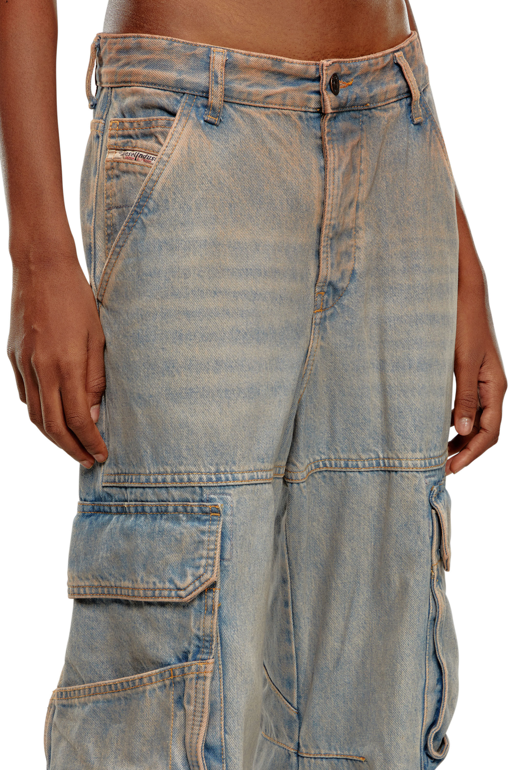 Diesel - Female's Relaxed Jeans 1996 D-Sire 0KIAI, ライトブルー - 5