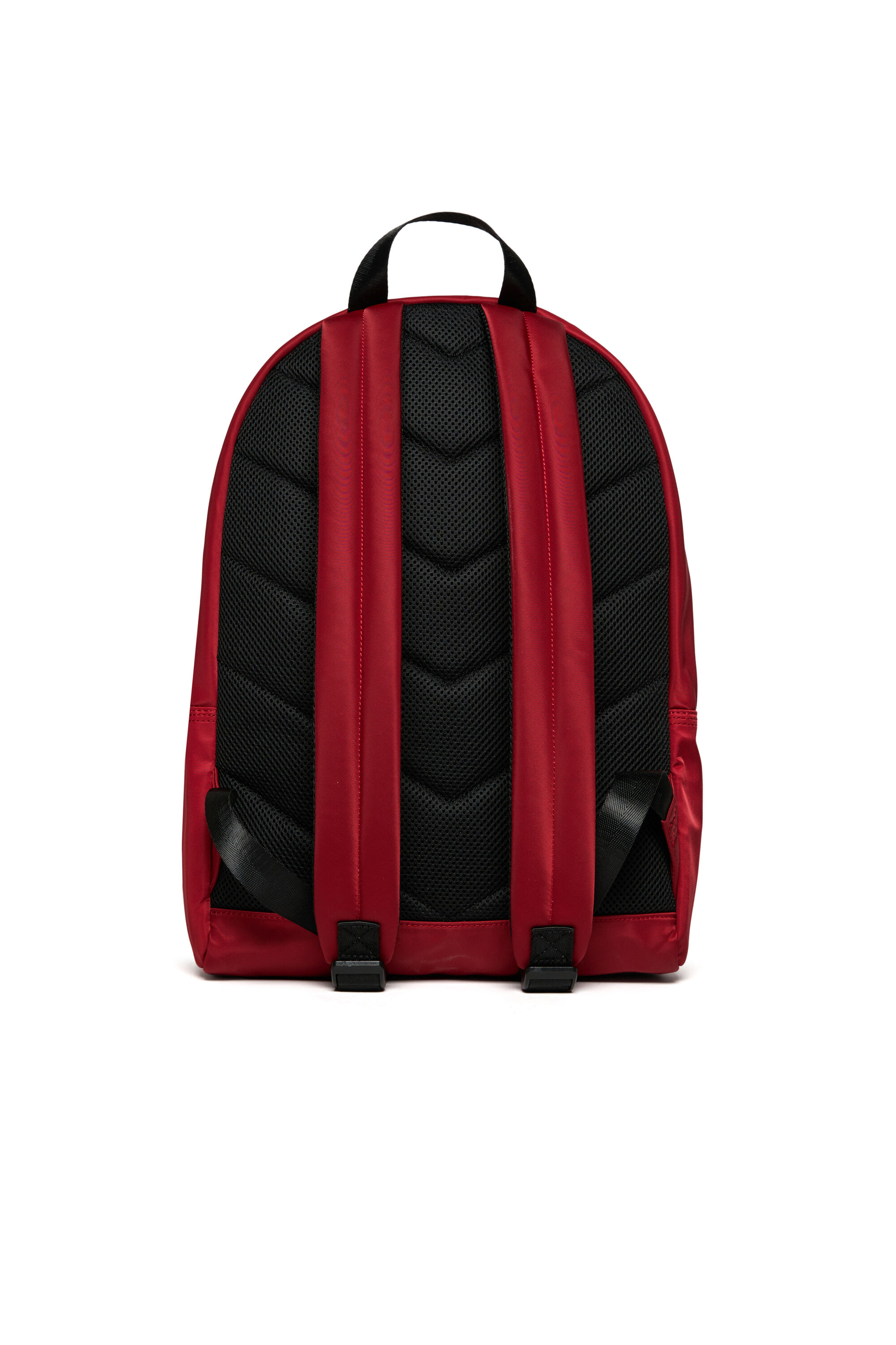 Diesel - WOVAL, Unisex's Nylon backpack with embossed Oval D in レッド - 2