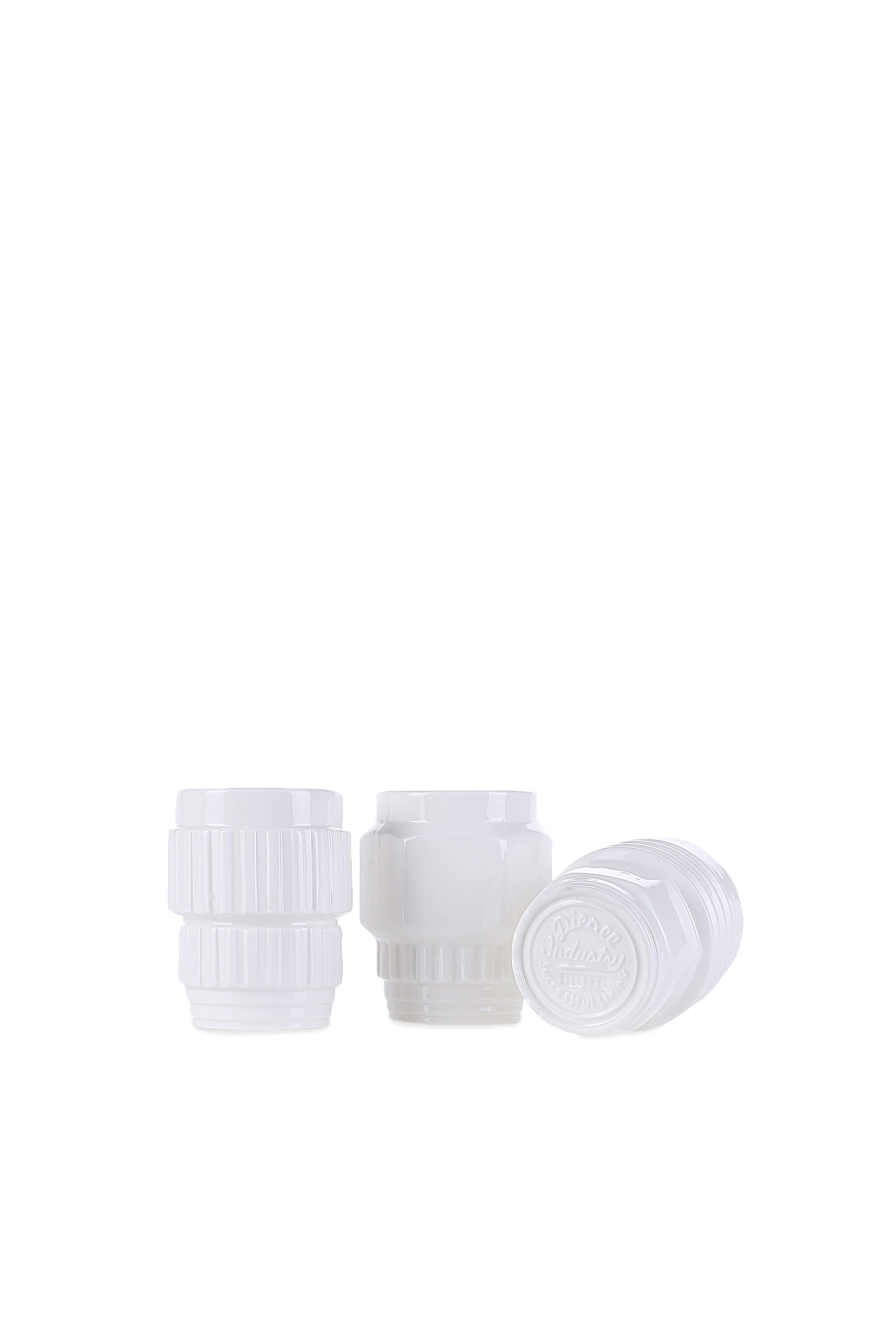 Diesel - 10910 MACHINE COLLEC, Unisex's Assorted porcelain mugs, set of 3 in ホワイト - 2