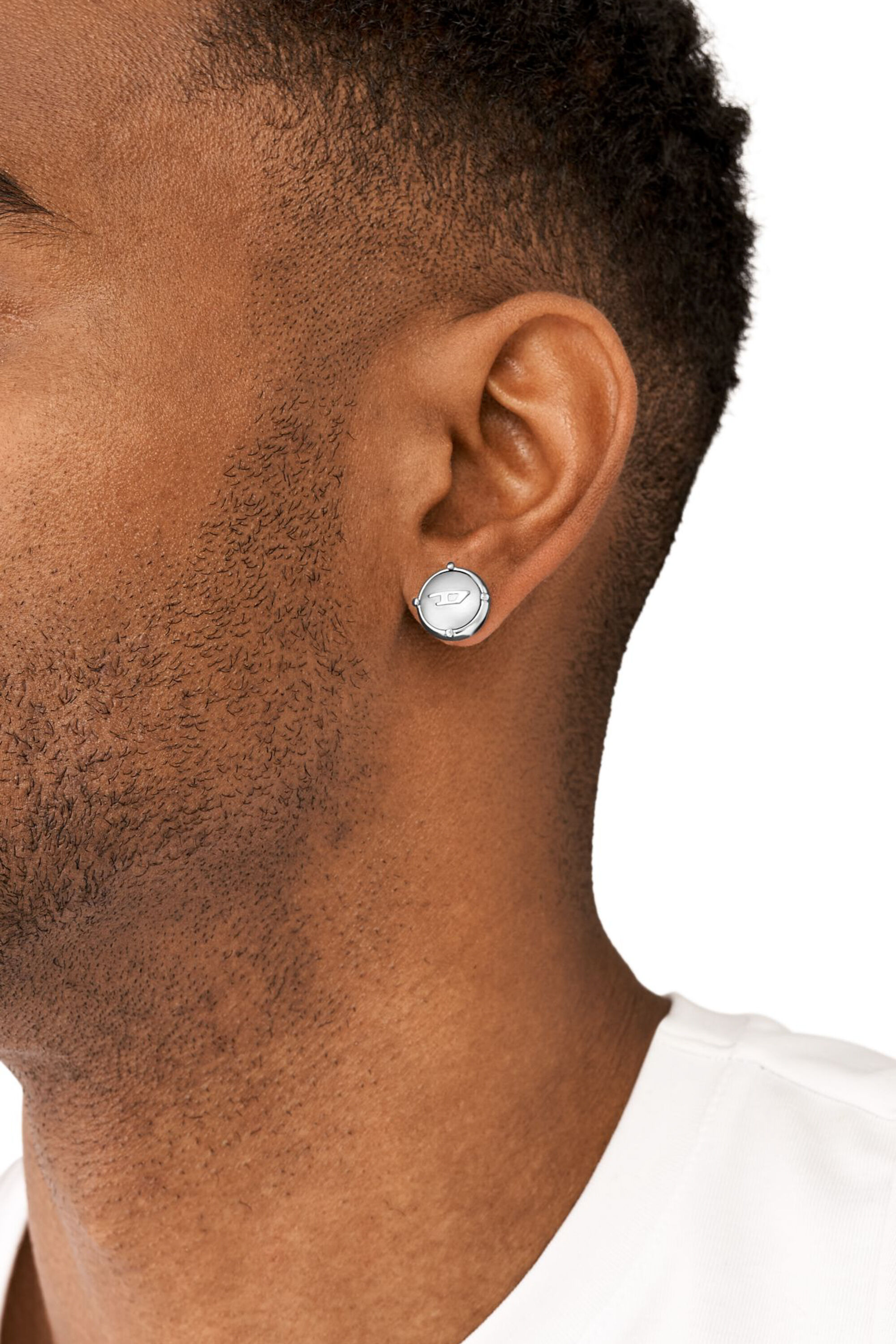 Diesel - DX1495, Unisex's Stainless steel stud earring in シルバー - 3