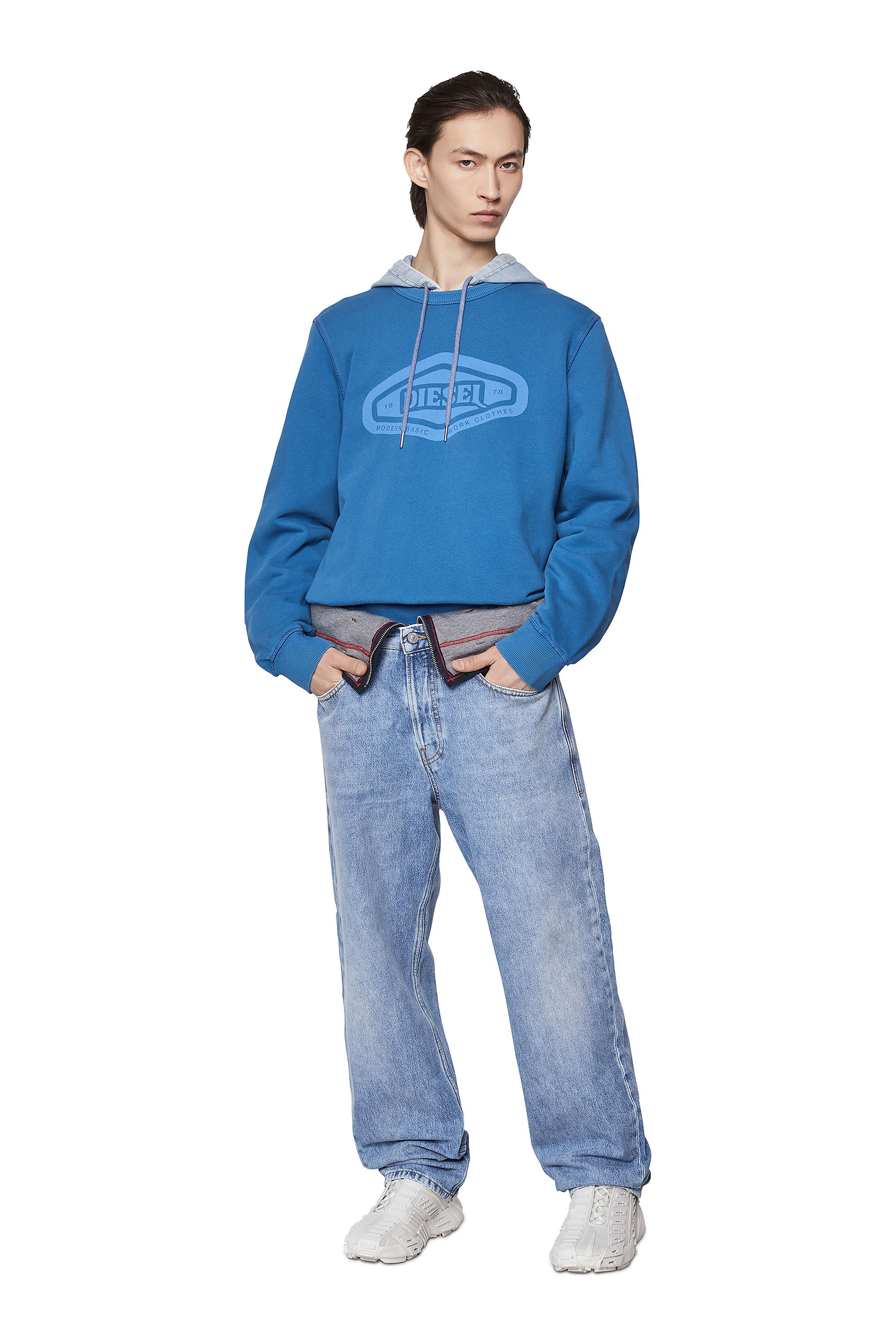 Diesel - 2010 D-Macs 09D28 Straight Jeans, ライトブルー - Image 1