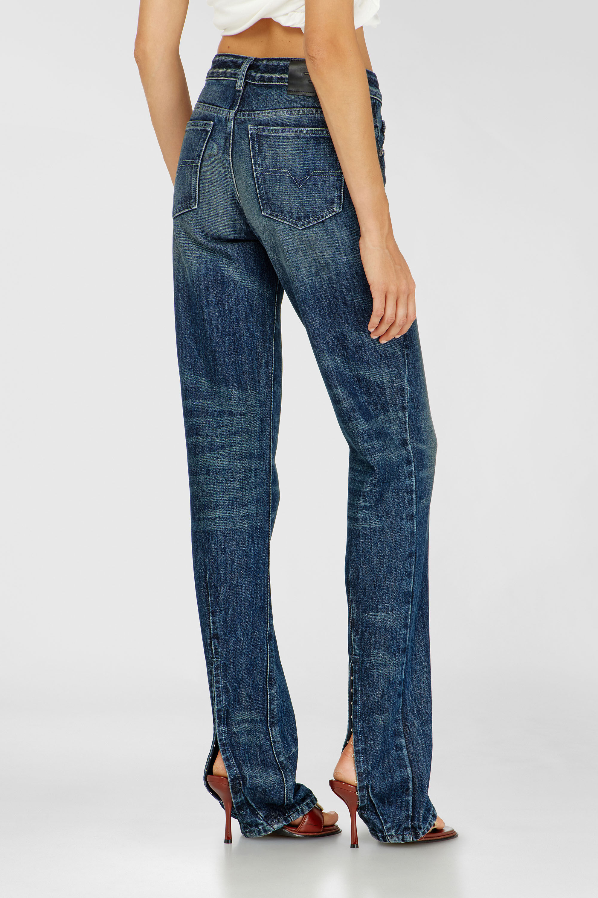 Diesel - Female's Regular Jeans D-Heel 007FZ, ダークブルー - 5