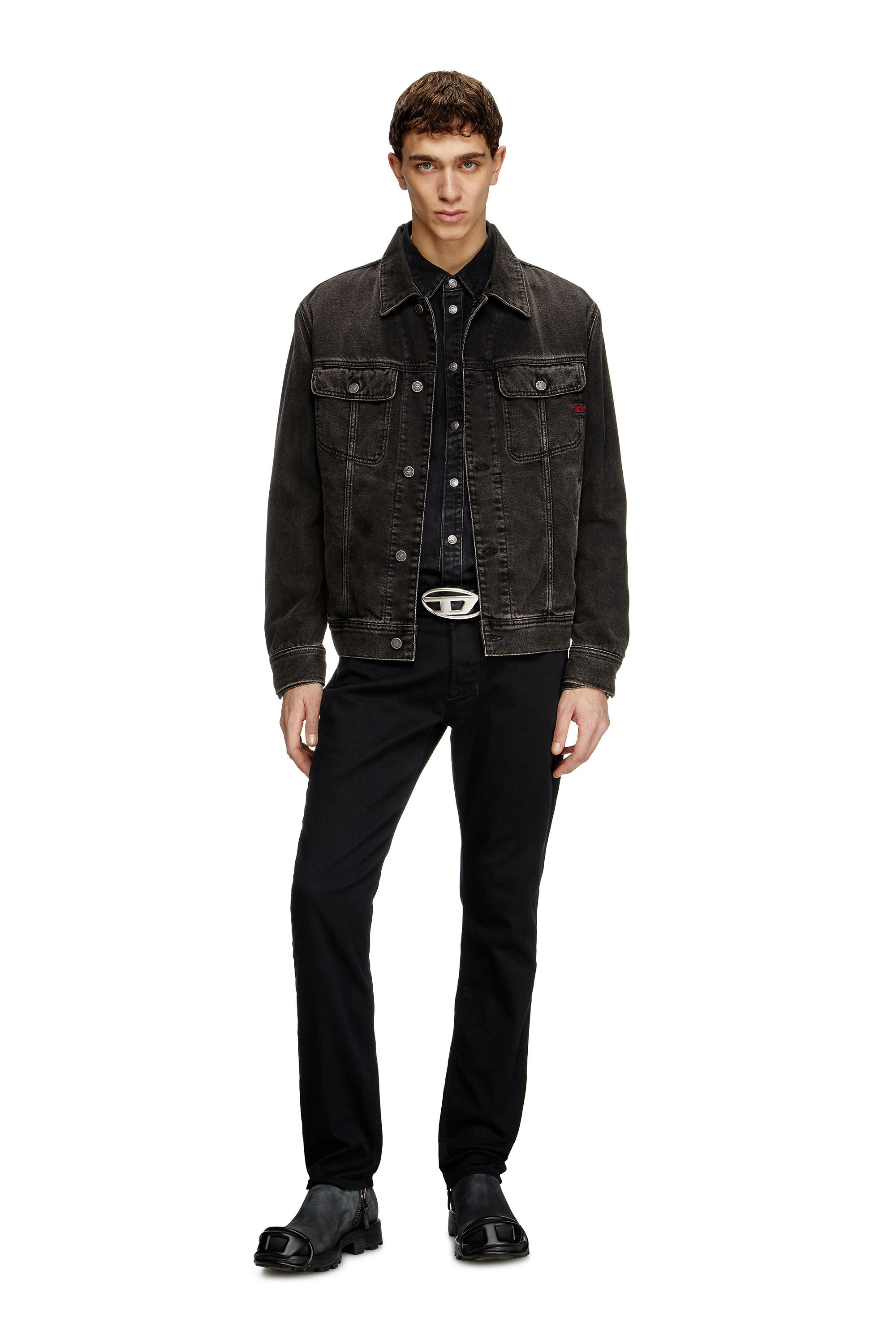 Diesel - Male's Regular Jeans 1986 Larkee-Beex 0688H, ブラック/ダークグレー - 1