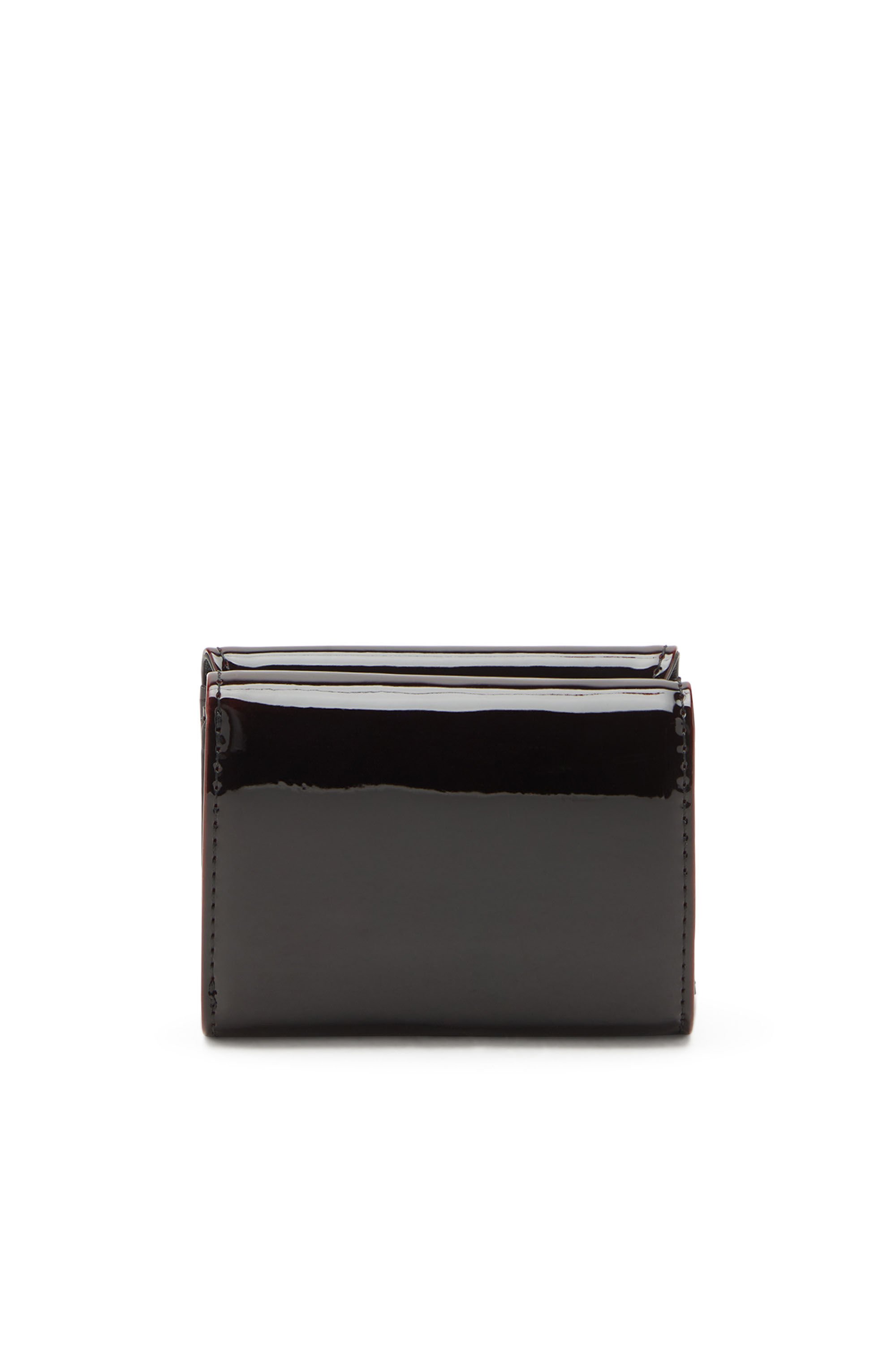 Diesel - 1DR  TRI FOLD COIN XS II, Female's Tri-fold wallet in liquid PU in バーガンディー - 2