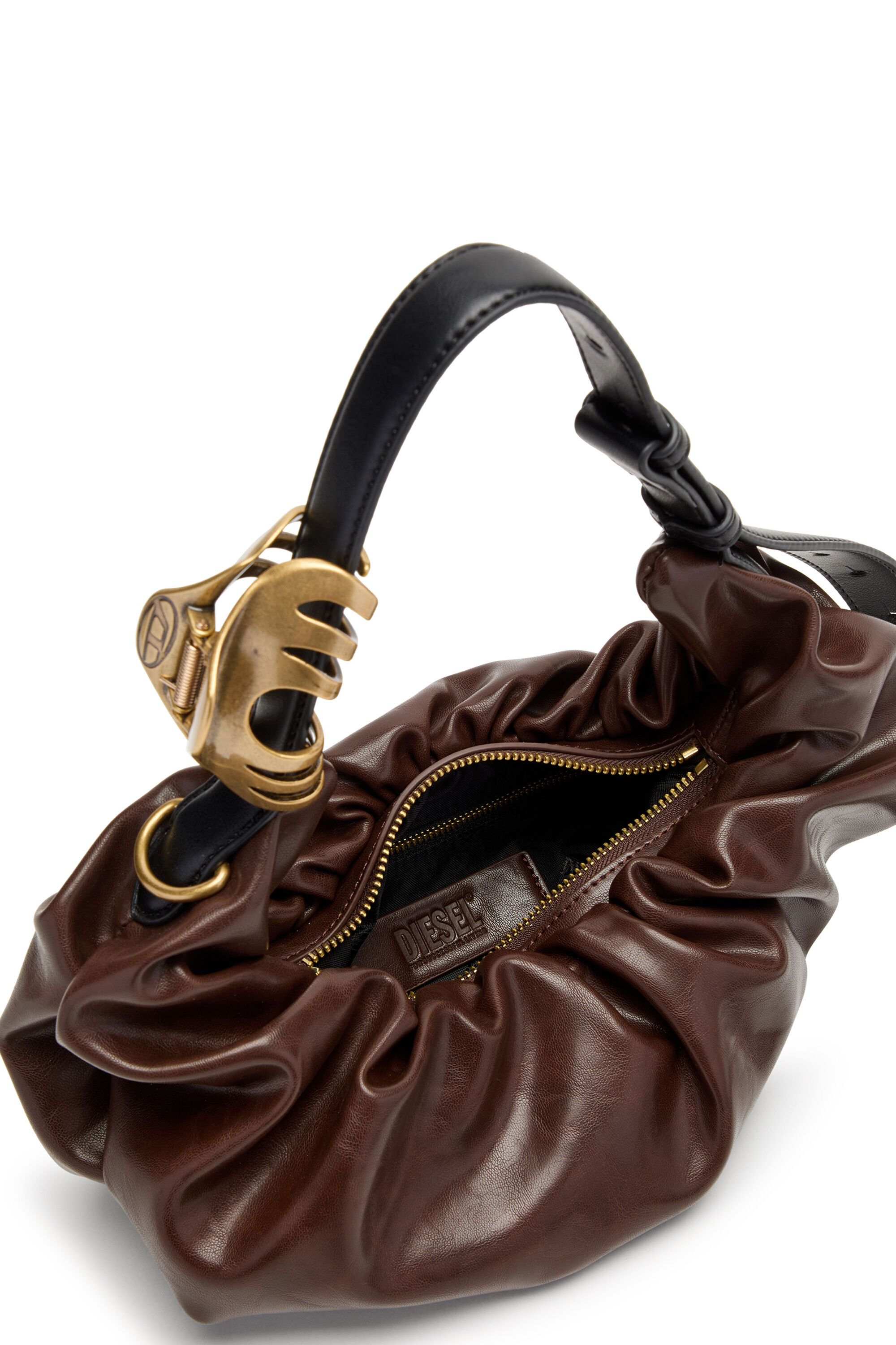 GRAB-D HOBO S ホーボーバッグ S｜ブラウン｜ウィメンズ｜DIESEL