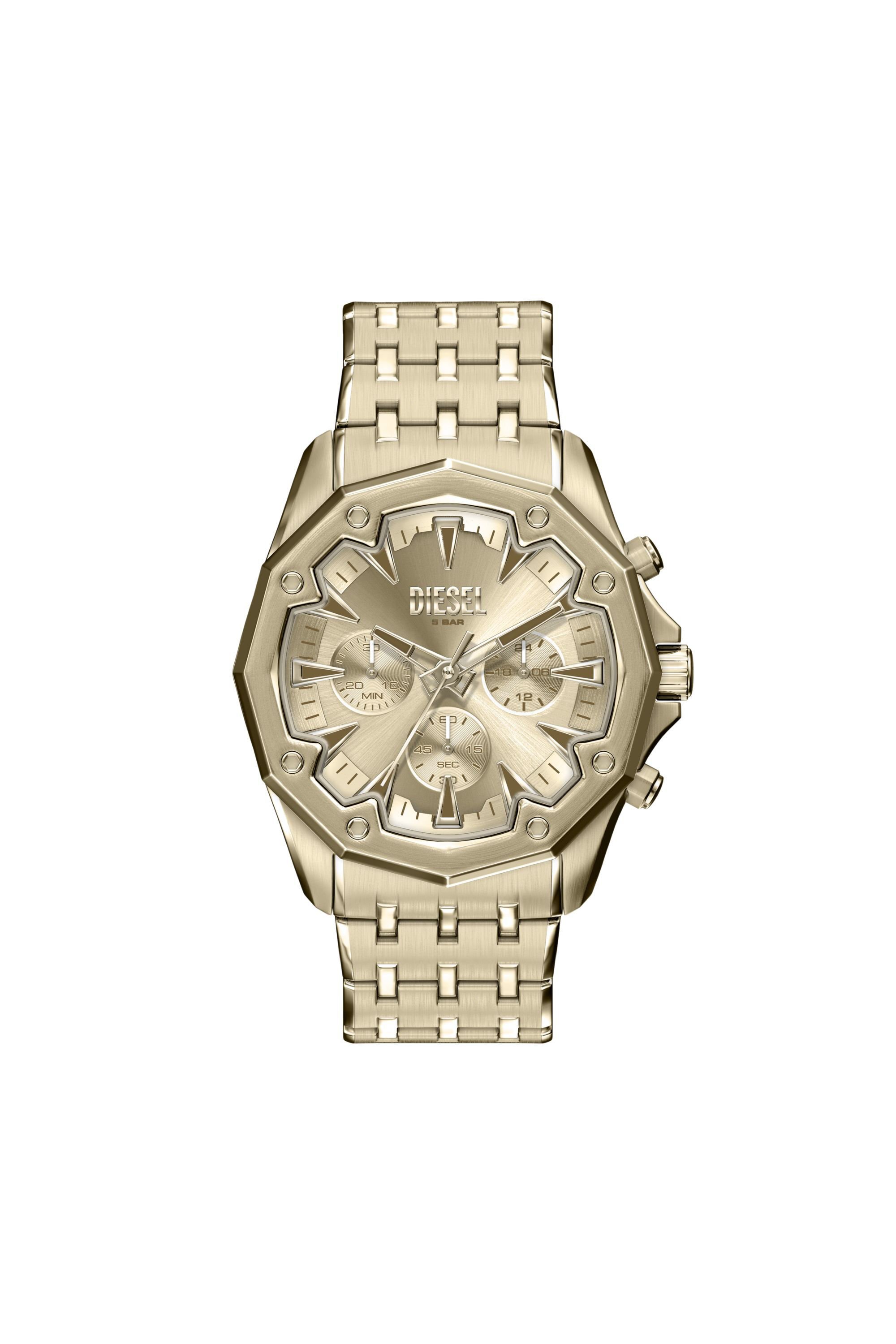 Diesel - DZ4707 WATCH, Male's Stinger Gold-Tone Stainless Steel Watch in ゴールド - 1