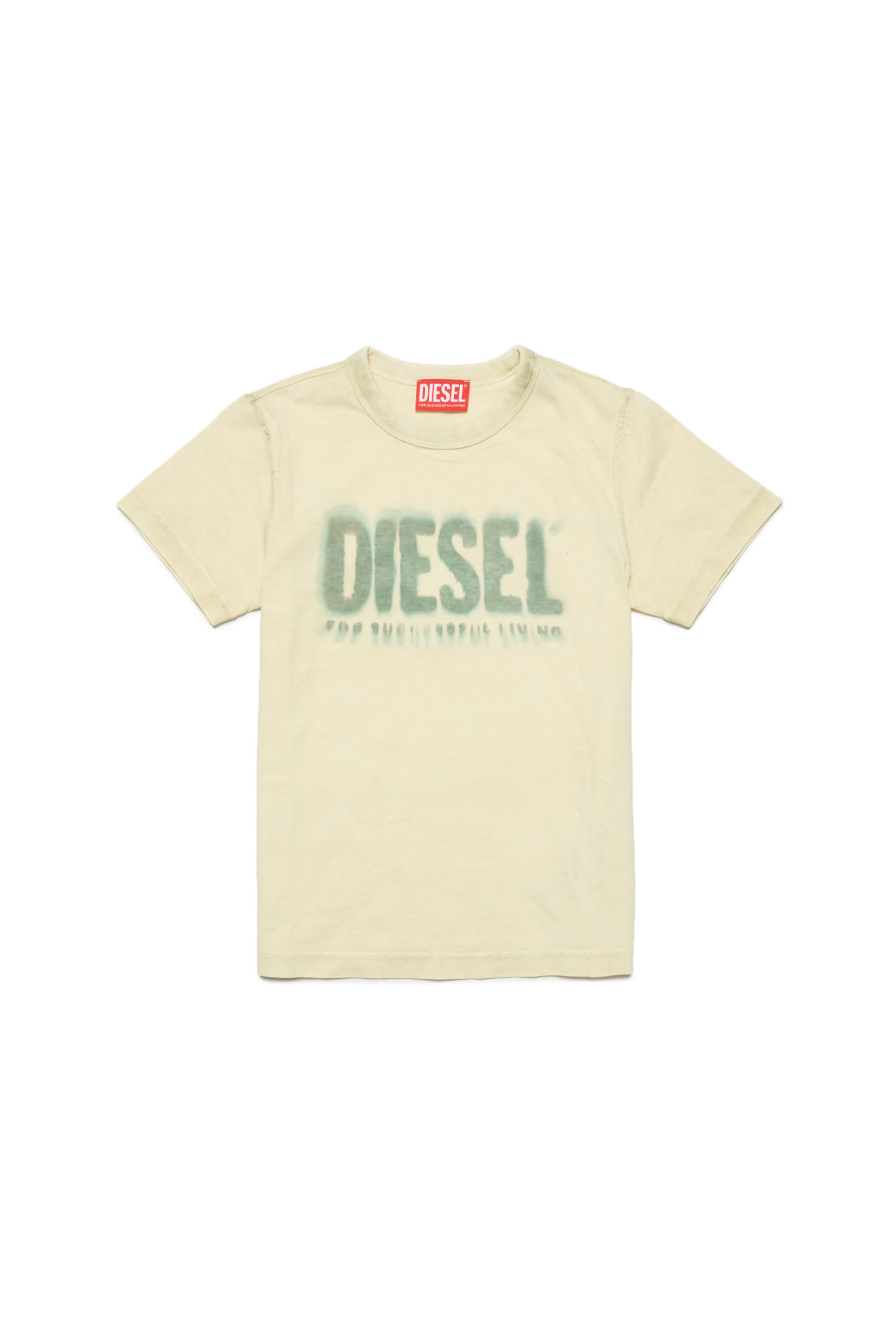 Diesel - TDIEGORE6, Male's キッズ Tシャツ ロゴ in Yellow - 1