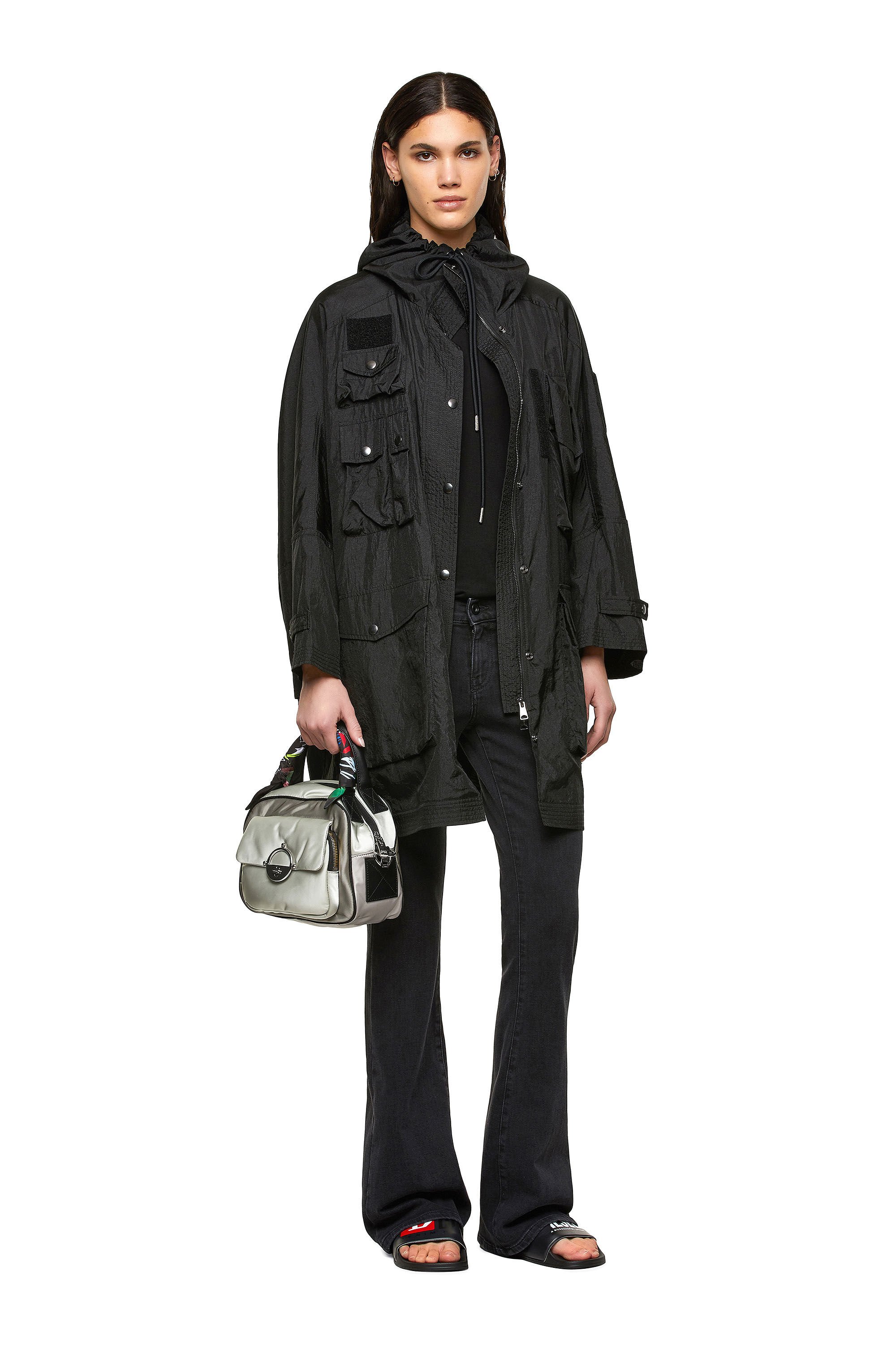 【美品】7/21削除予定　DIESEL 黒 ナイロン ハンドバッグ 楽天市場】ディーゼル Diesel トートバッグ ナイロン ブラック