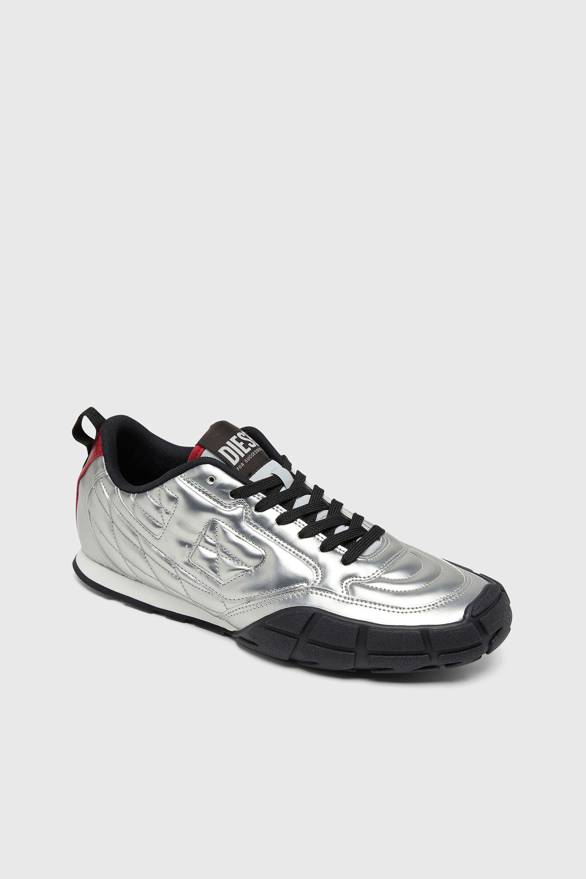 Diesel - S-PAGODHA LOW W, Female's ローカットスニーカー in シルバー/ブラック - 6