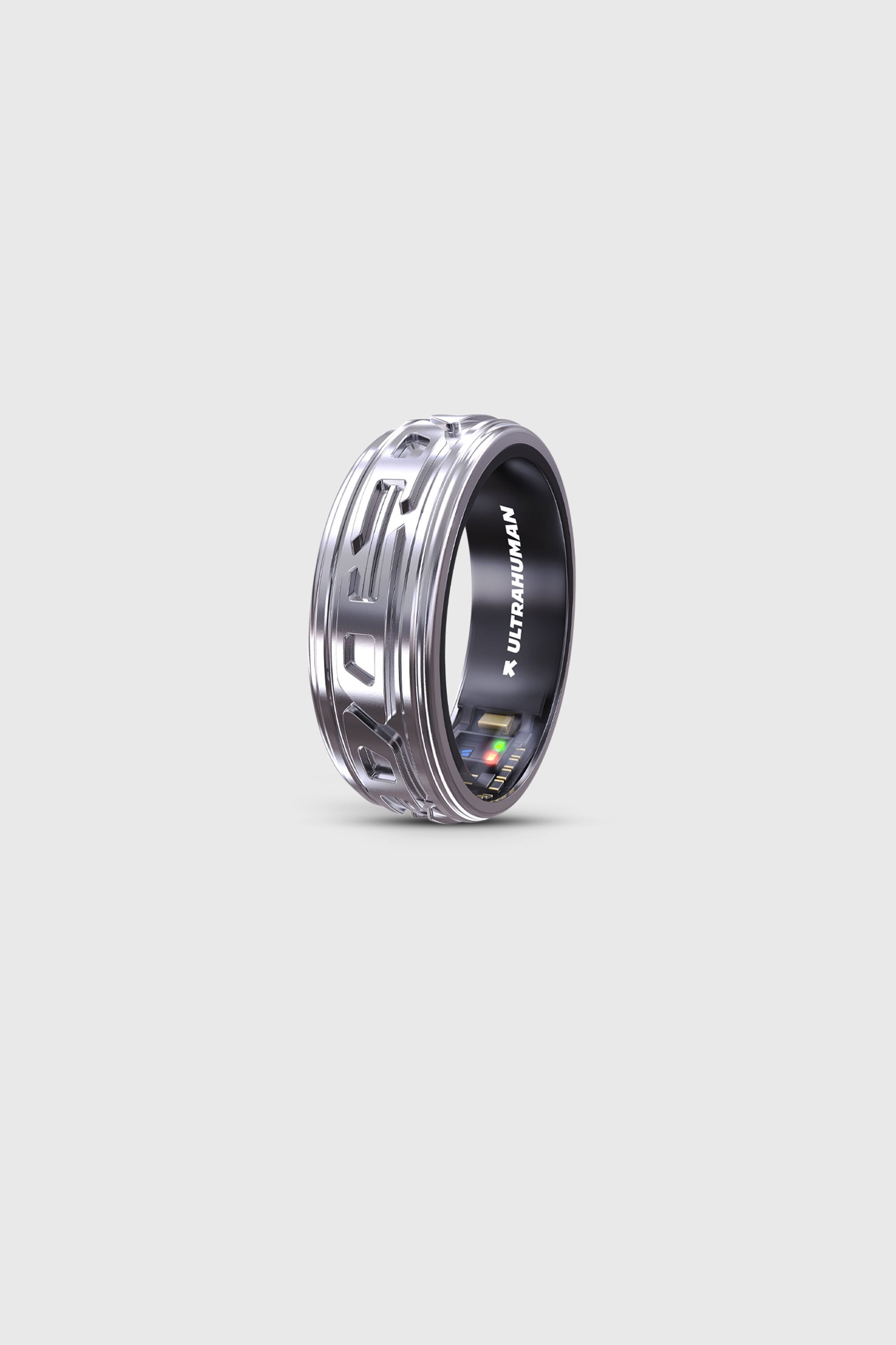 Diesel - SMART RING CRYO SILVER- UHRA-DS SMART RING, Unisex's Smart ring in shiny silver in シルバー - 2