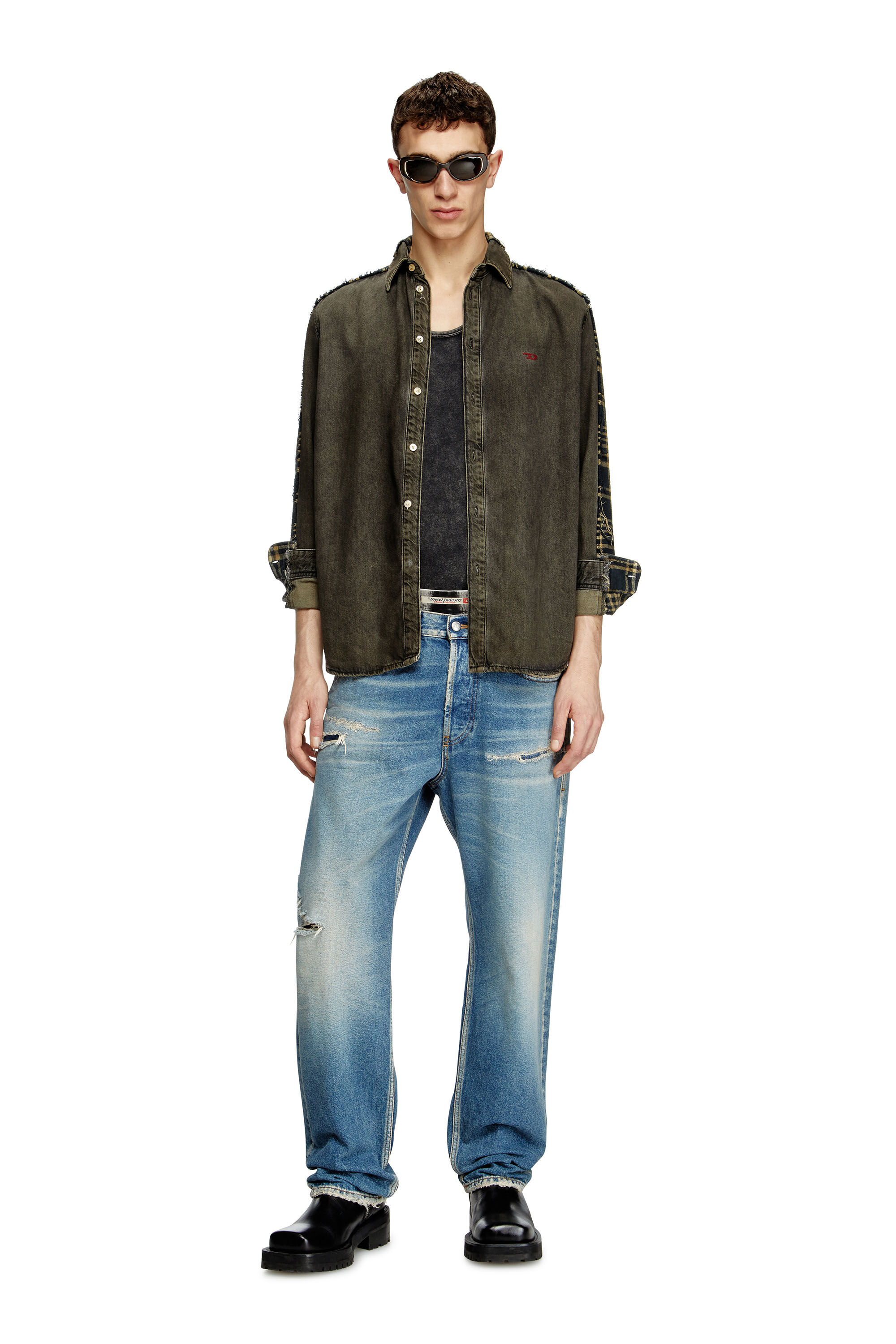 Diesel - Male's Regular Jeans 2010 D-Macs 09L43, ミディアムブルー - 1