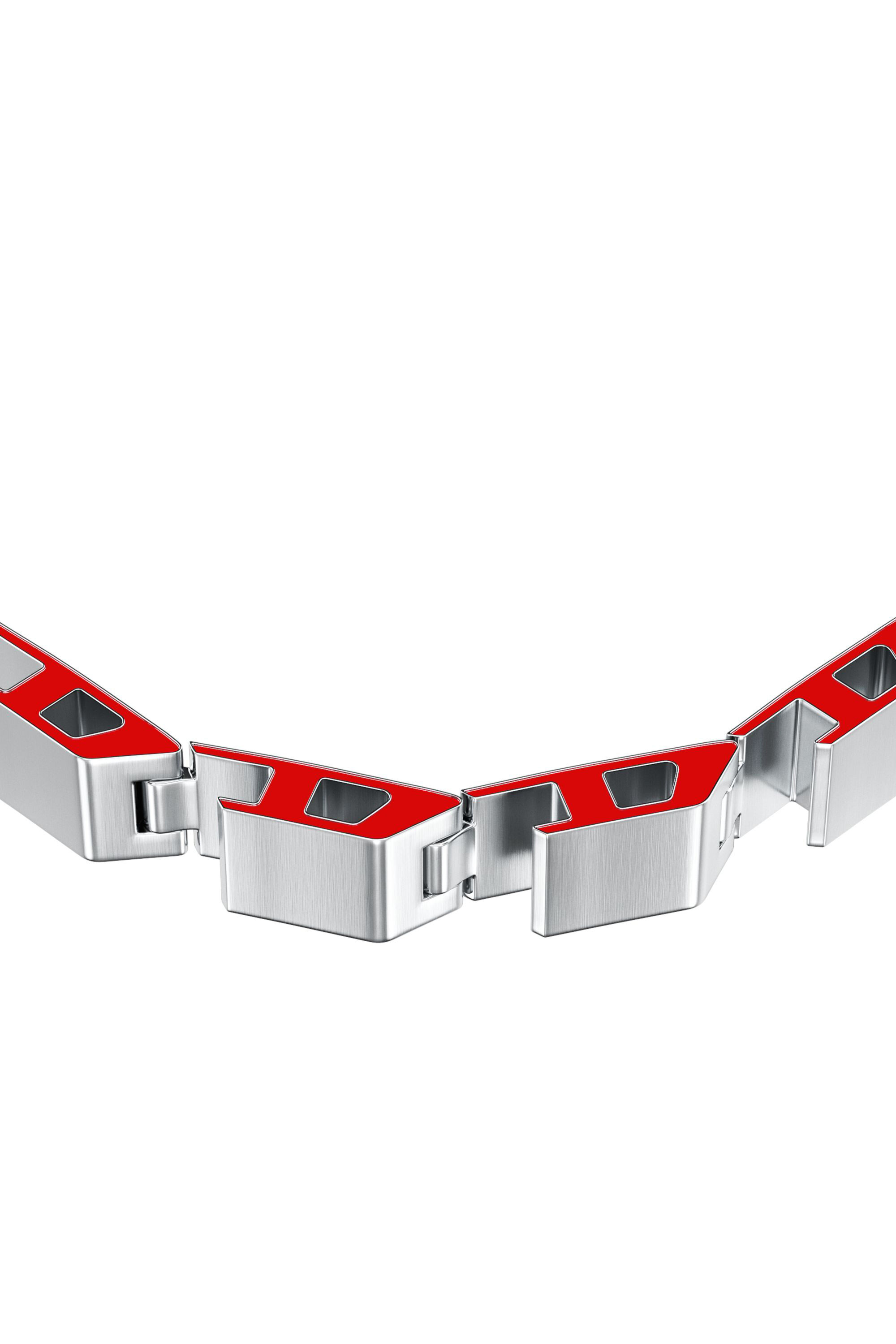 Diesel - DX1690040 JEWELLERY, Unisex's Stainless steel bracelet in シルバー/ブルー - 3