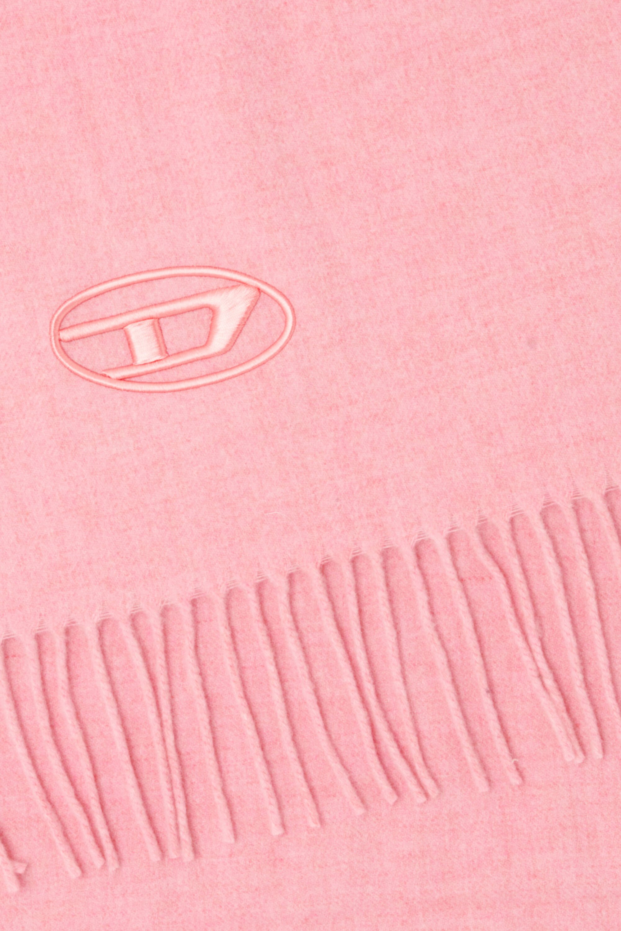 Diesel - S-IMON-D-LONG, Male's ストール in ピンク / ホワイト - 3