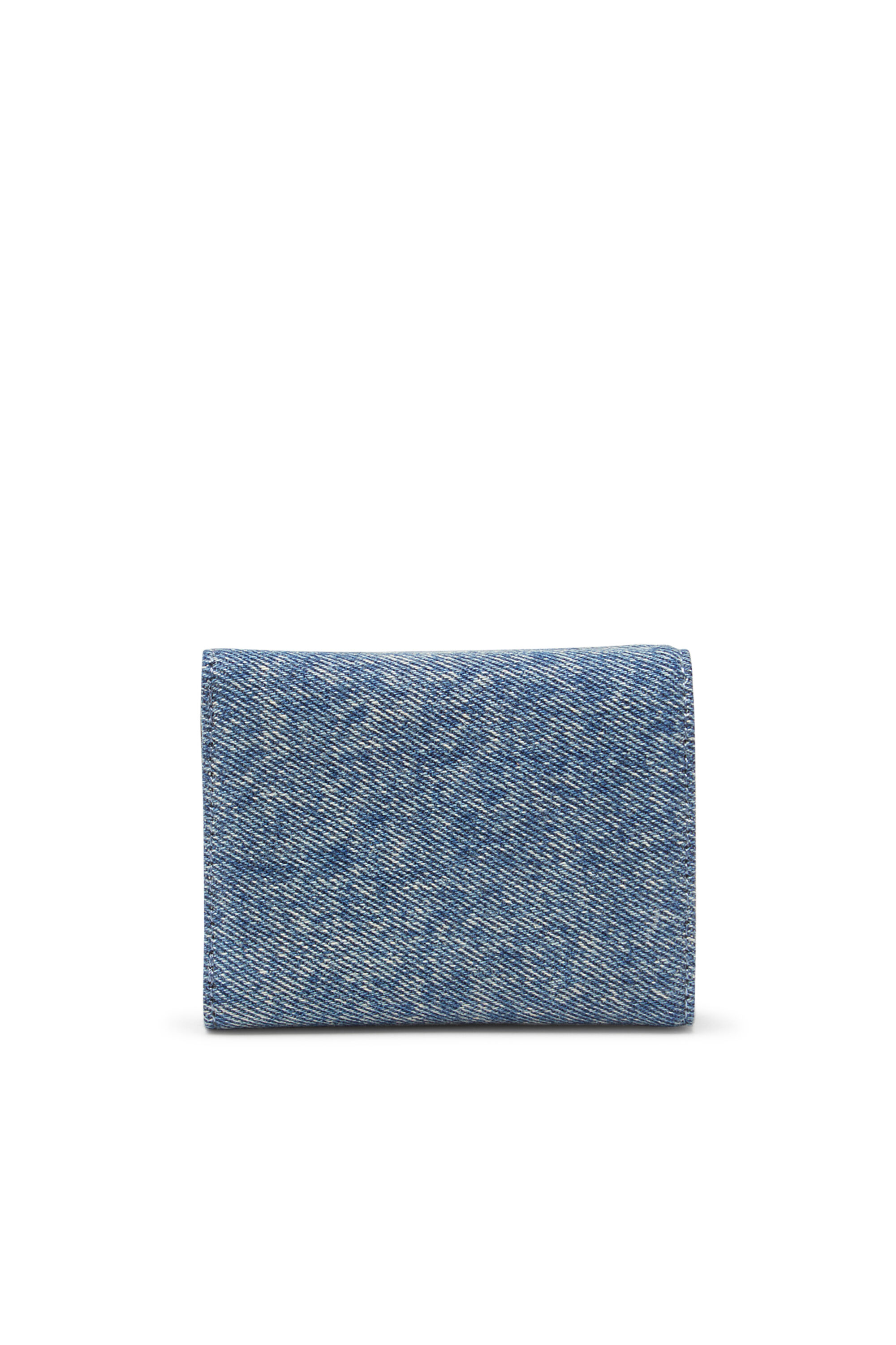 DIESEL 財布 1DR TRI FOLD COIN XS II 三つ折りウォレット｜ブルー