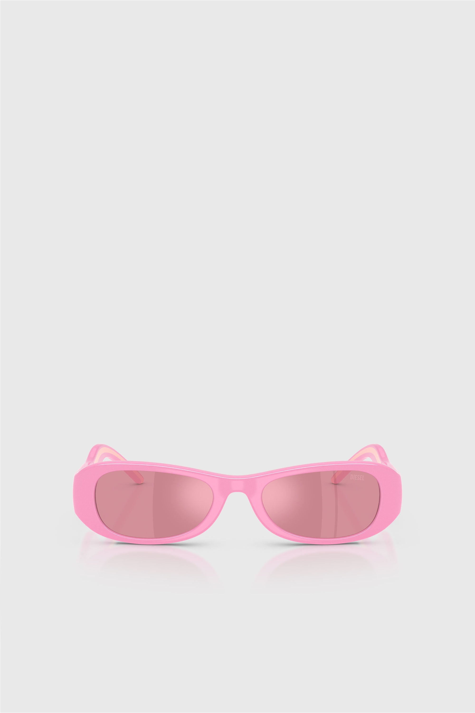 Diesel - 0DL3020U, Unisex's Pillow Sunglasses in ピンク / ホワイト - 1