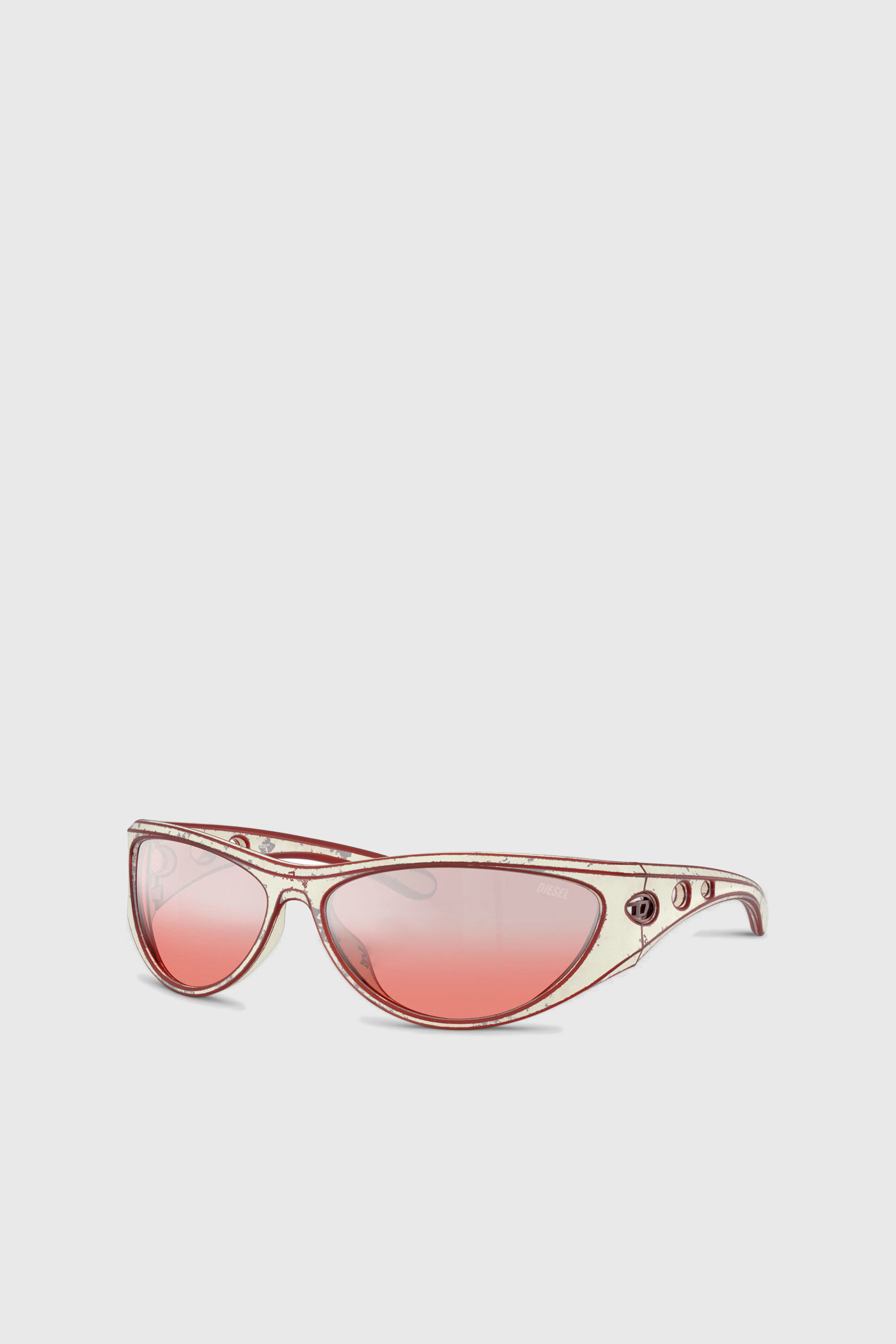 【新品級】DIESEL Cat-Eye Sunglass Y2K サングラス 0DL3004U Cat-eye style sunglasses｜レッド｜ウィメンズ｜DIESEL