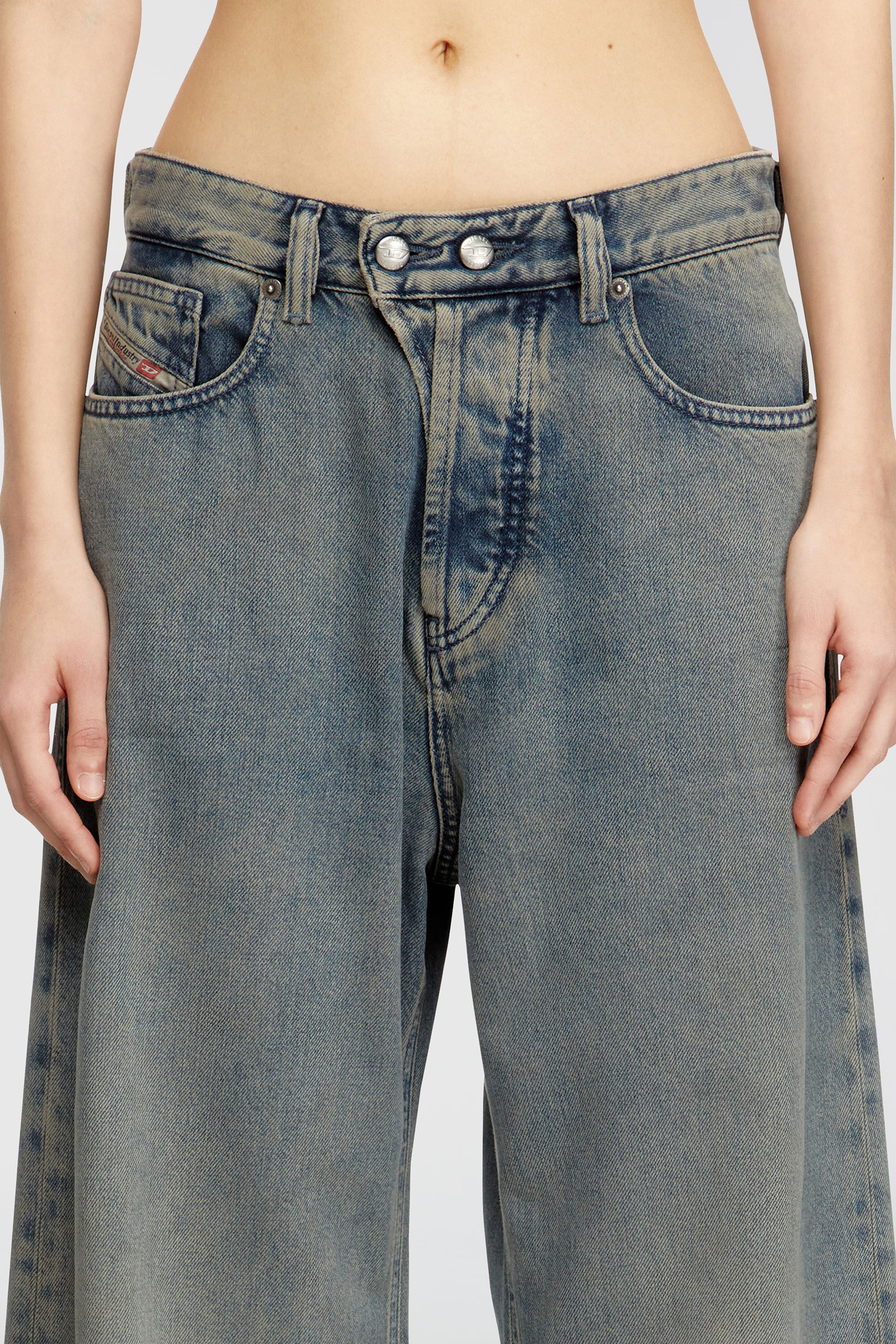 Diesel - Female's Relaxed Jeans 1996 D-Sire 09N24, ミディアムブルー - 5