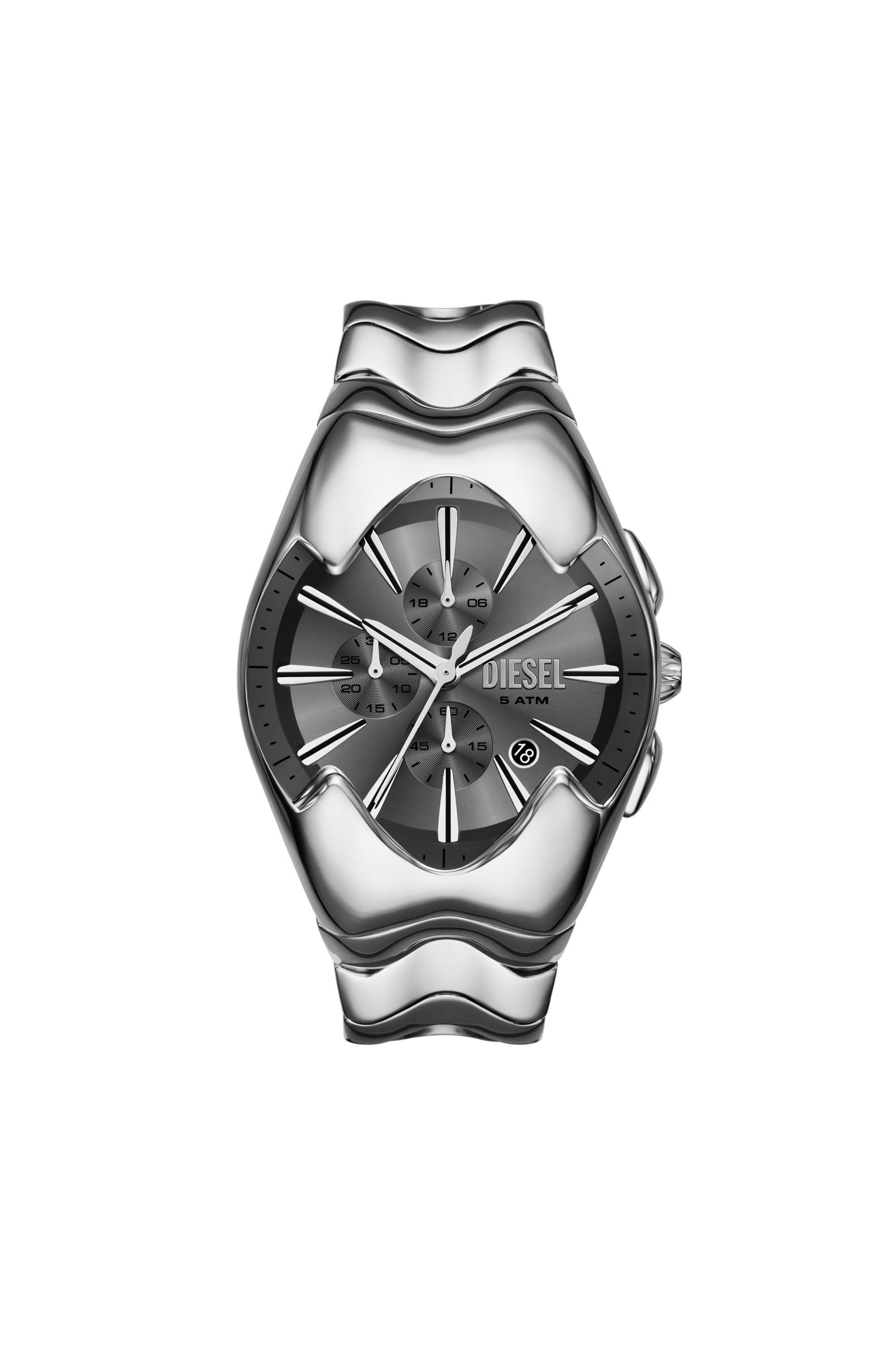 Diesel - DZ4683, Male's Diesel Mercurial Chronograph Stainless Steel Watch in シルバー - 1