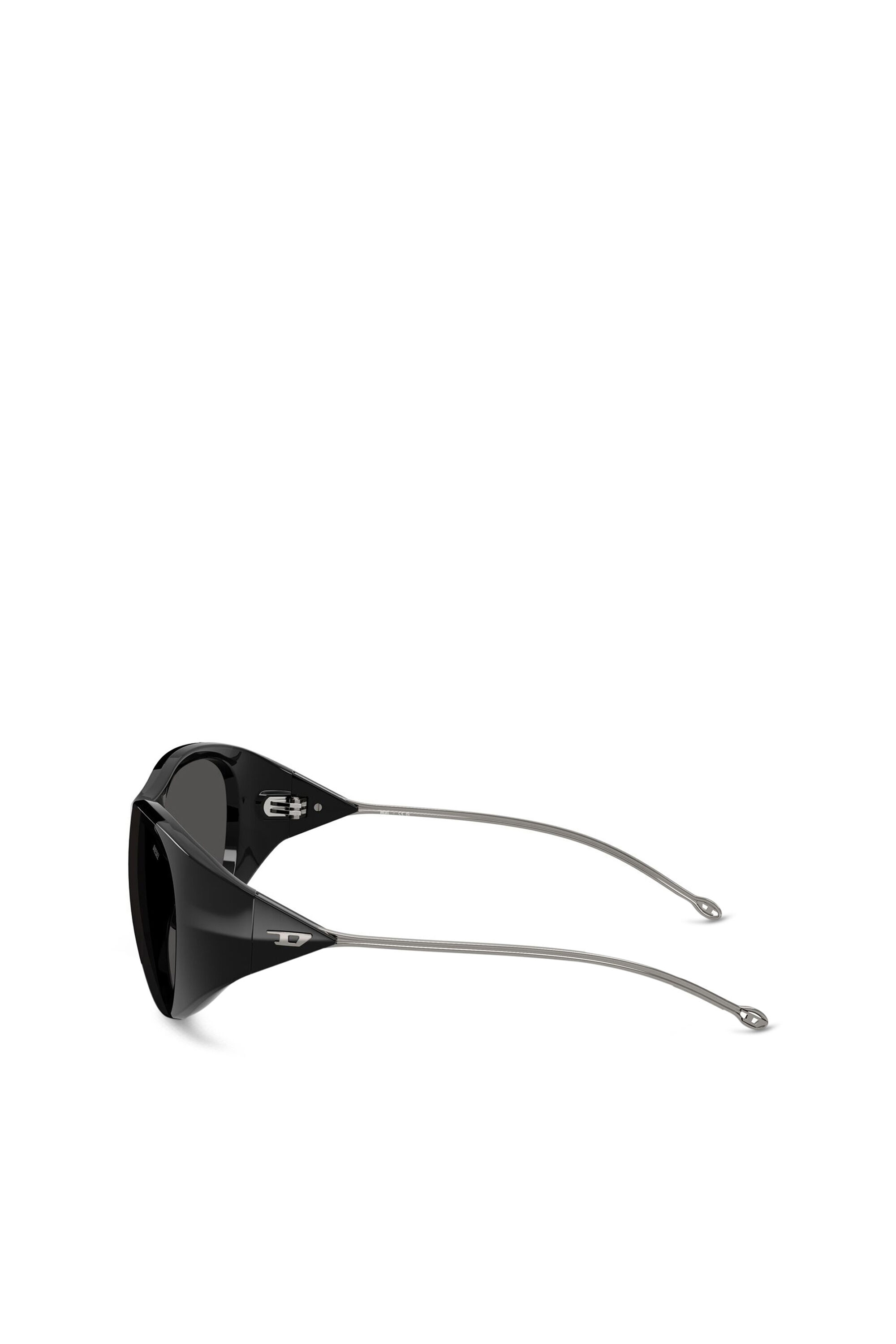Diesel - 0DL3003, Unisex's Iconic oval sunglasses in ダークグレー - 2