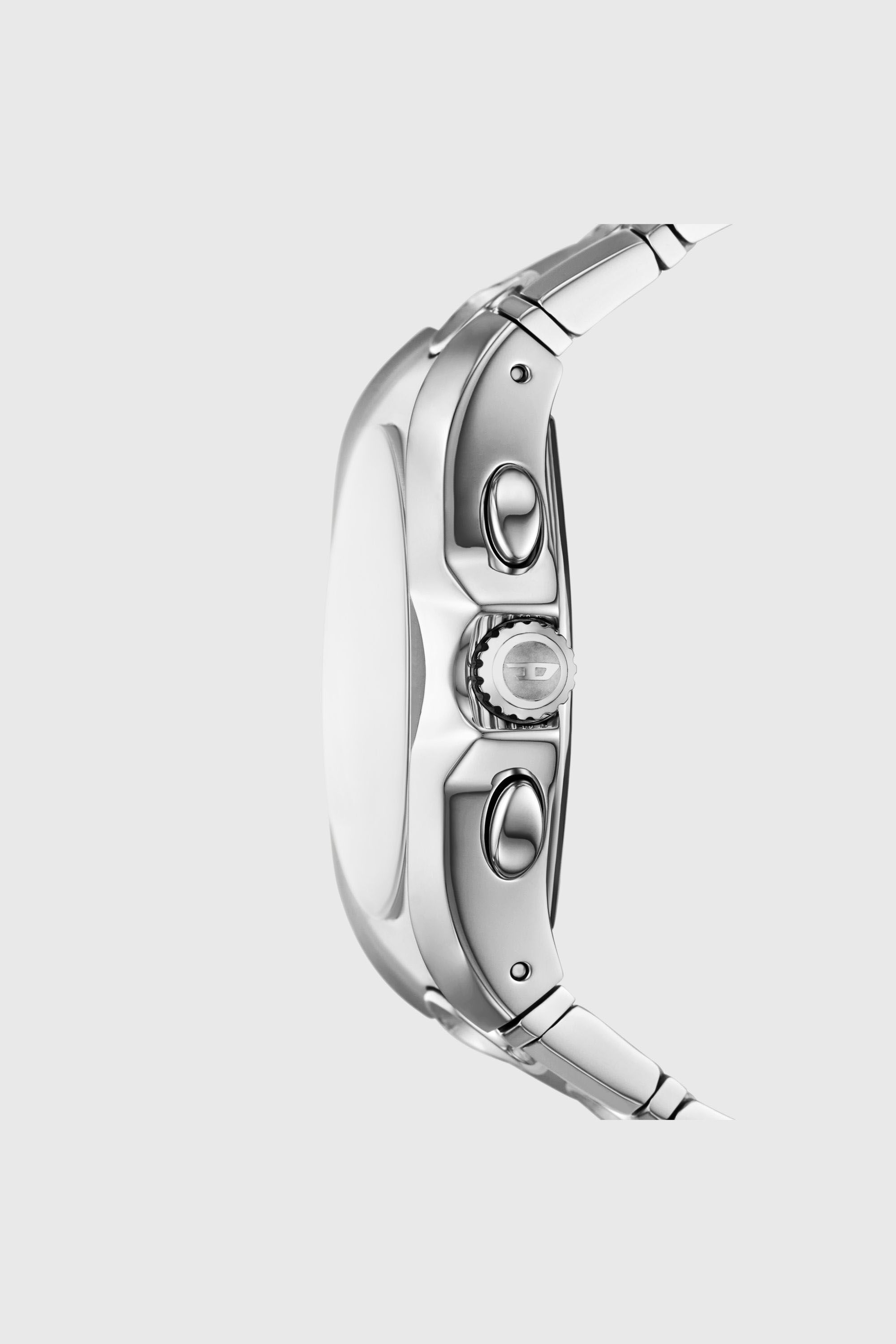 DZ4694 WATCH D-Curve stainless steel watch｜シルバー｜メンズ｜DIESEL