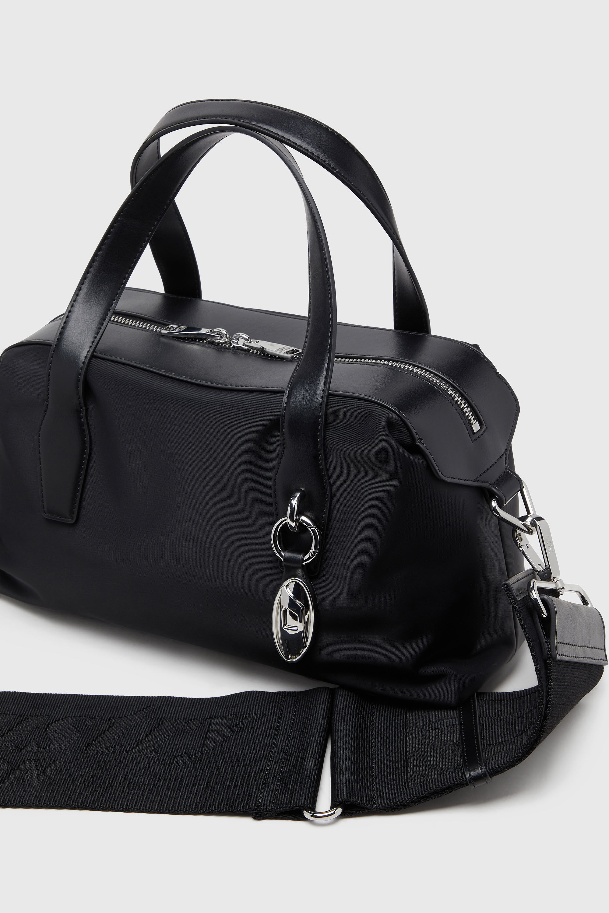 Diesel - FLAG-D TOPHANDLE X, Unisex's ハンドバッグ in ブラック - 8