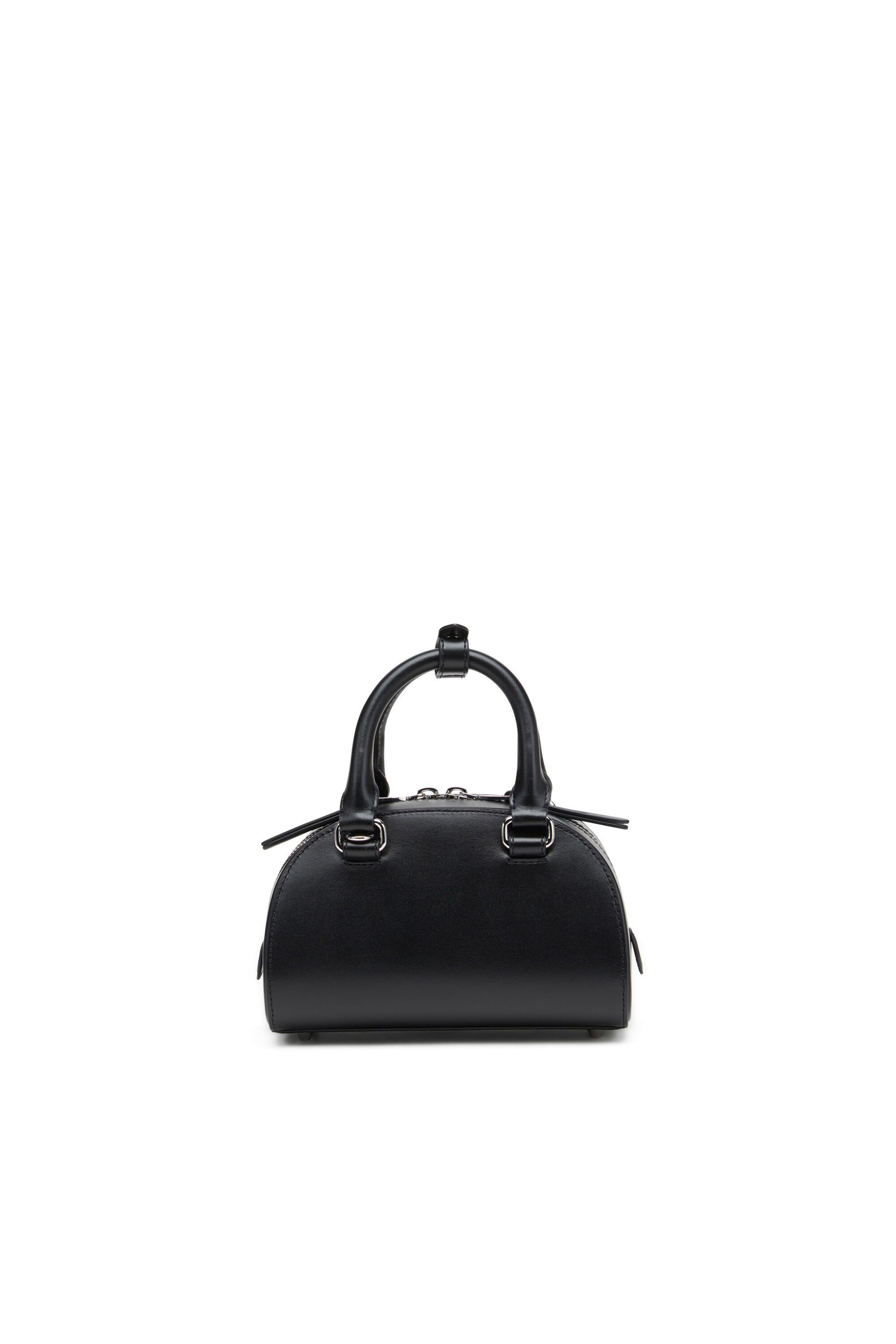 Diesel - 1DR DOME CROSSBODY, Female's Leather mini bowling bag in ブラック - 2