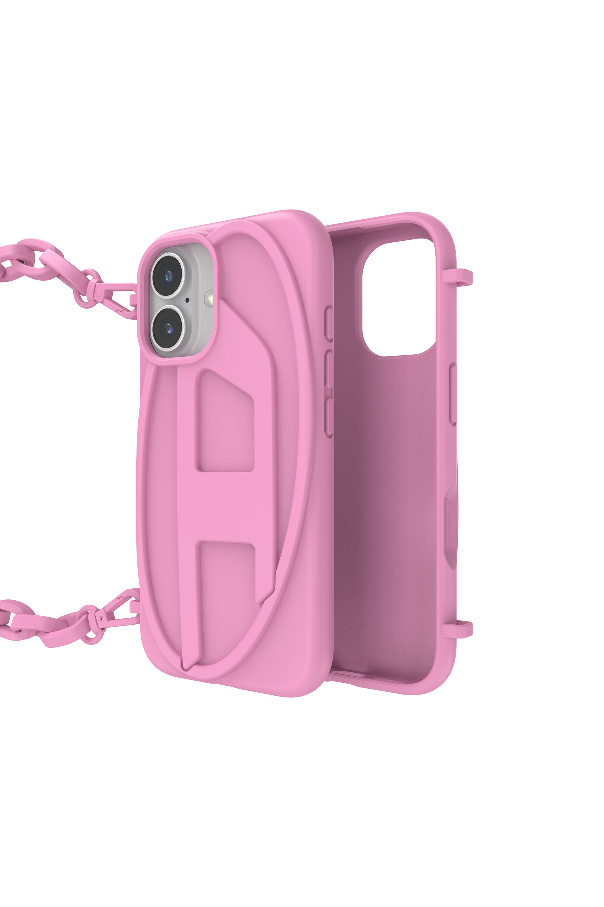 60175 MOULDED CASE Oval D Chain Case for iP 16｜ピンク