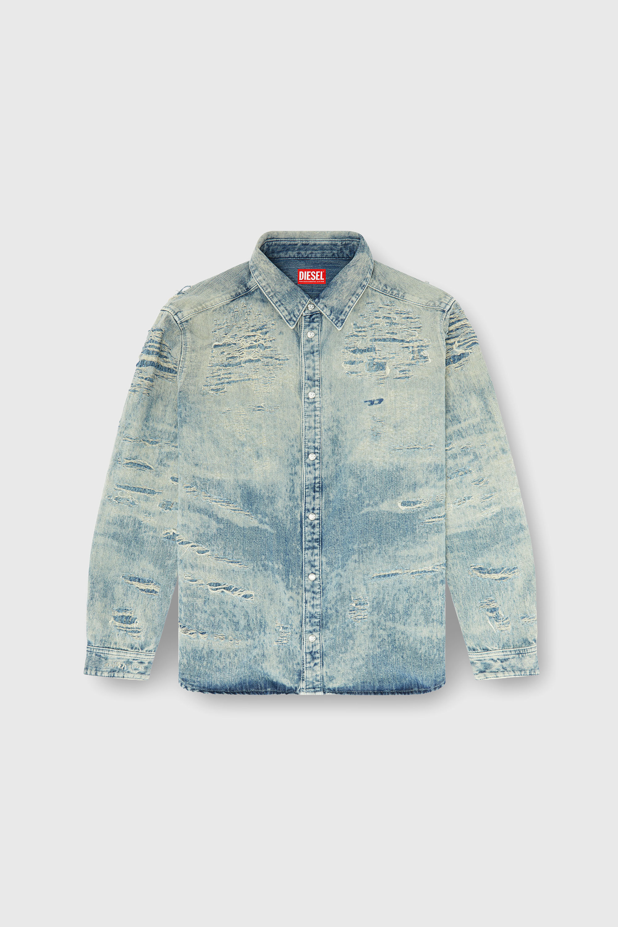 D-SIMPLY デニムシャツ｜ブルー｜メンズ｜DIESEL