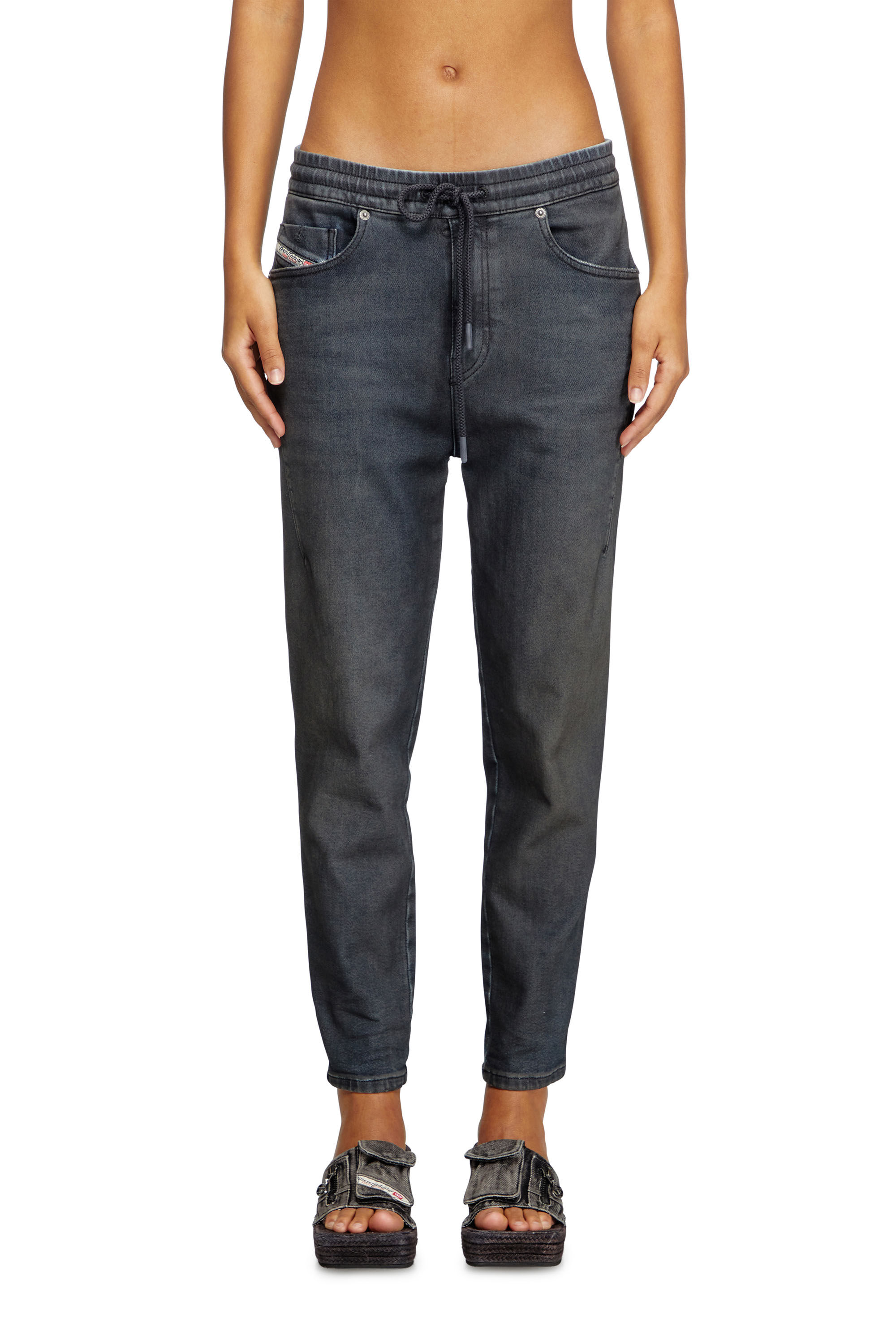 Diesel - Female's Regular 2041 D-Fayza Joggjeans® 09L13, ダークブルー - 3