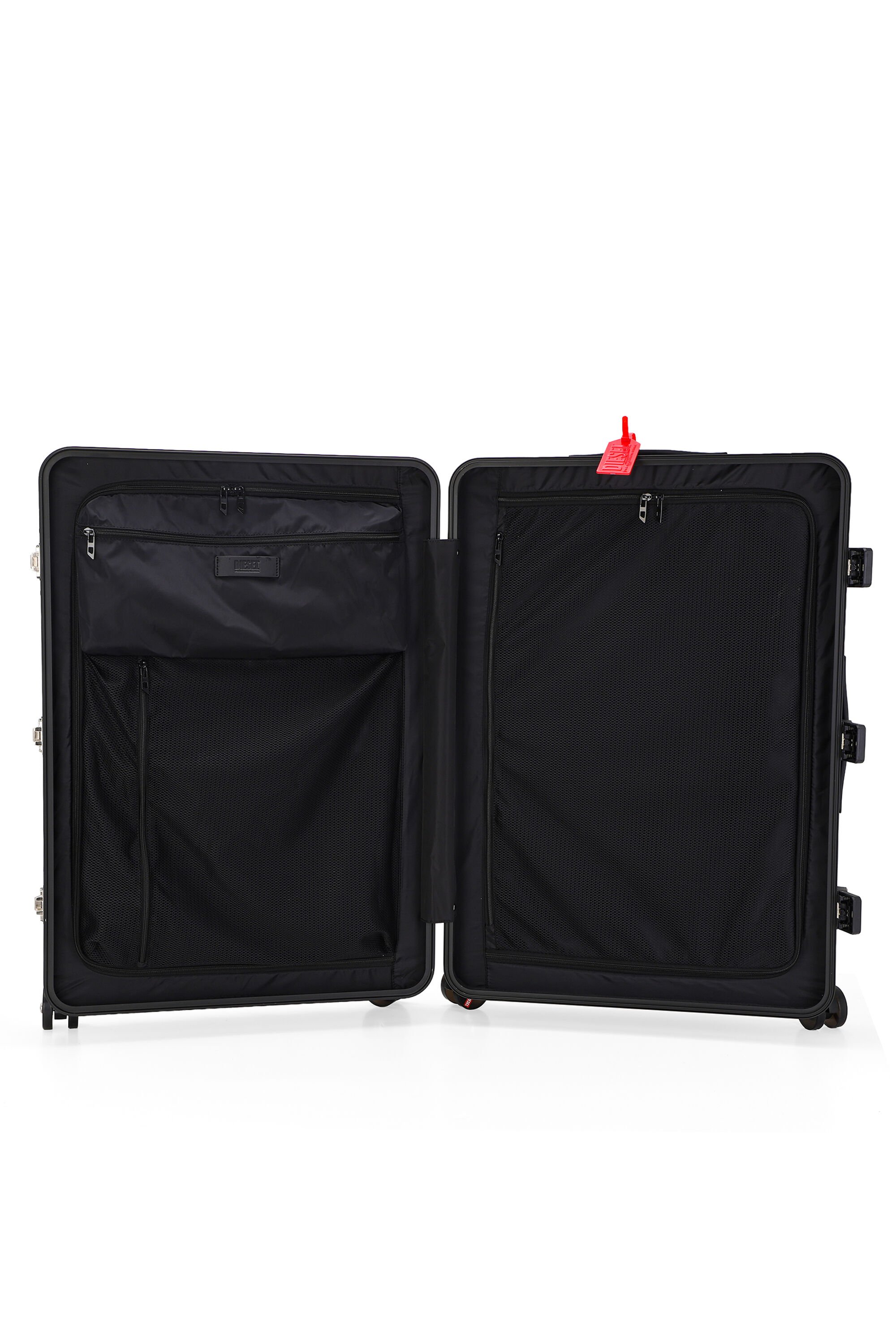 Diesel - DIESEL PC STRONG IMAGE TROLLEY- DSL003, Unisex's Rugged carry‑on suitcase 28" in ブラック - 4