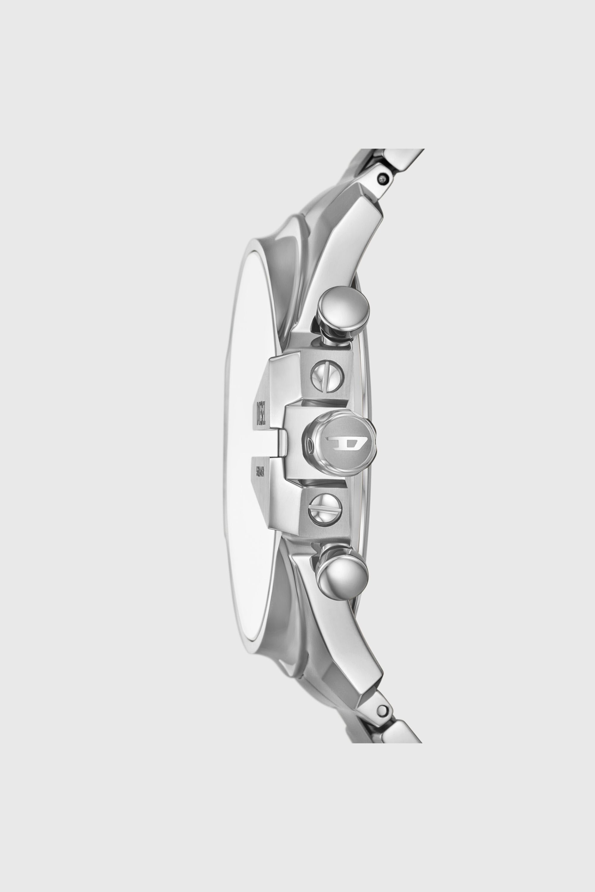DZ4686 WATCH Mega Chief Slim Stainless Steel Watch｜シルバー