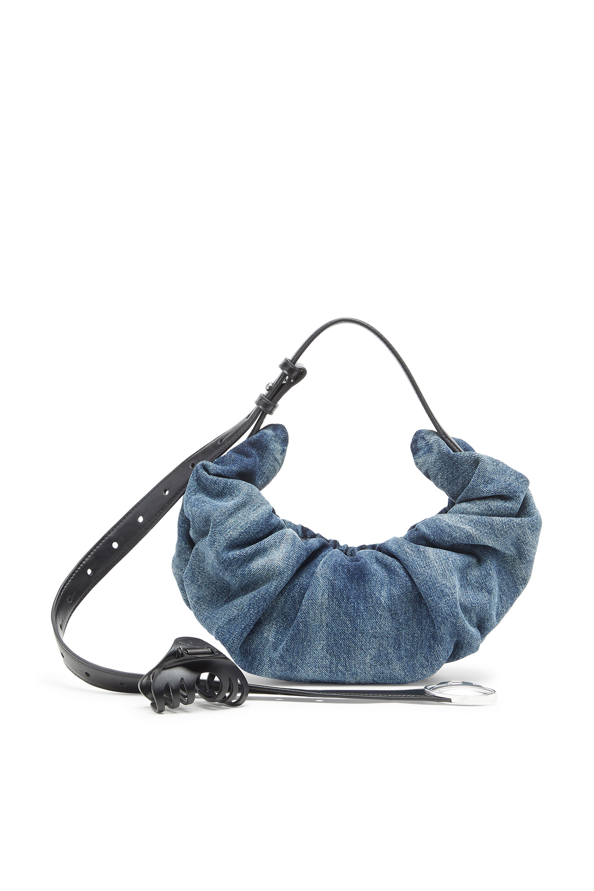GRAB-D HOBO S ホーボーバッグ S｜ブルー｜ウィメンズ｜DIESEL