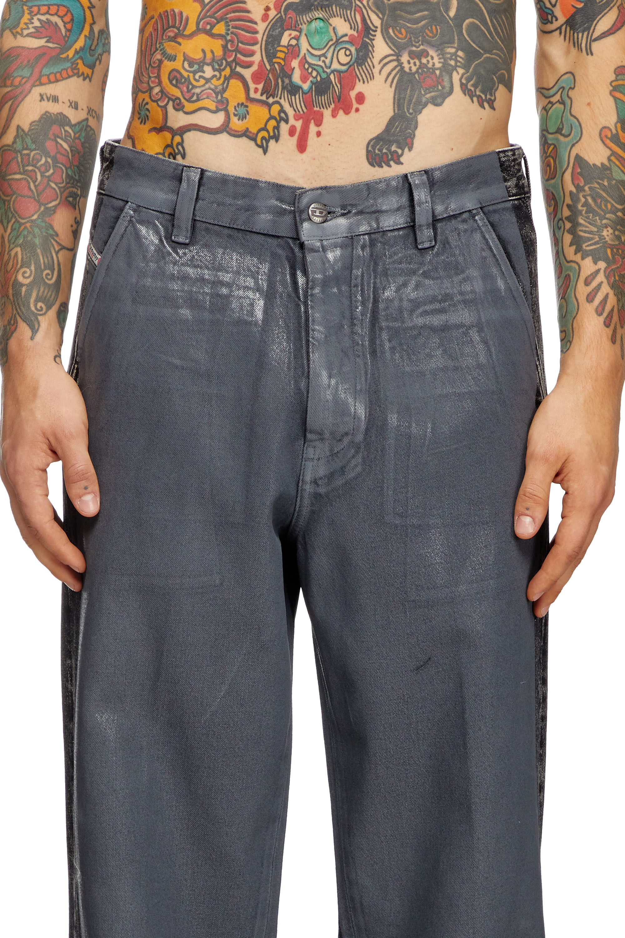 Diesel - Male's Regular Jeans D-Phant-chino 007AP, グレー - 5