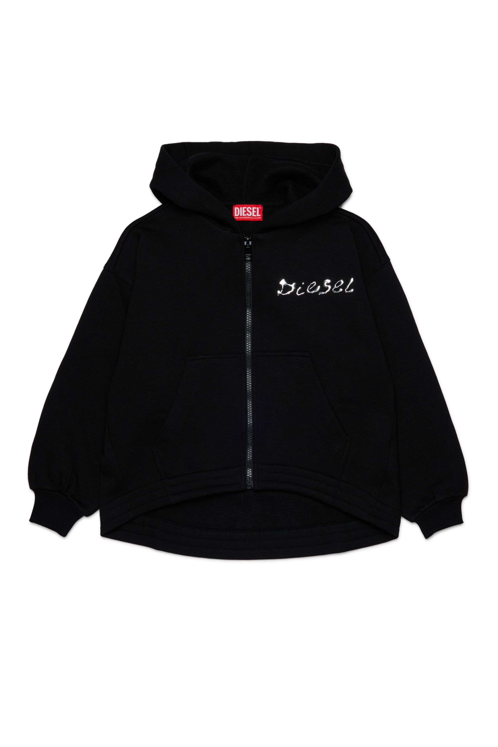 Diesel - STRISTANA, Female's ジップアップパーカー in ブラック - 1