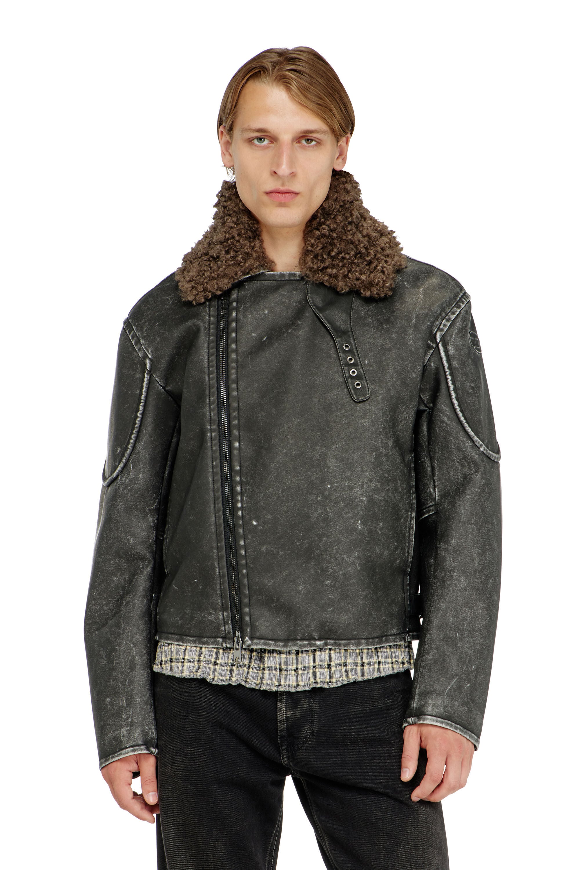 Diesel - W-ALEX, Male's ジャケット in ダークグレー - 6