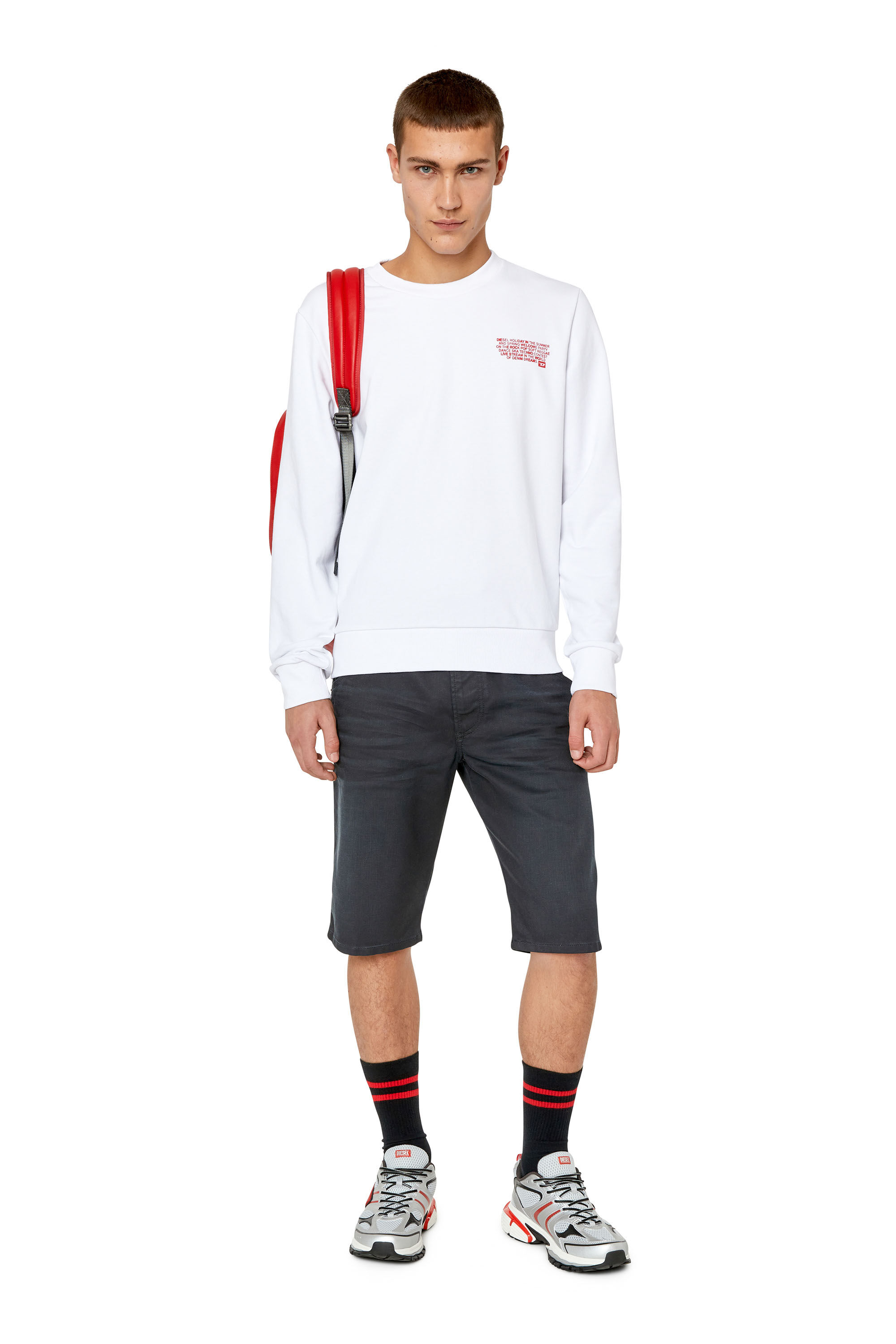 S-GINN-K29（MEN）: ホリデープリントスウェットシャツ ｜ディーゼル（DIESEL）公式オンラインストア